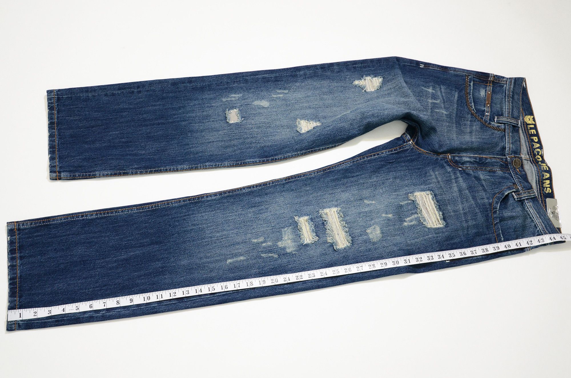 Other Le Paco Jeans Y2K New York Ripped Hiphop Streetwear Size US 32 / EU 48 - 17 Thumbnail