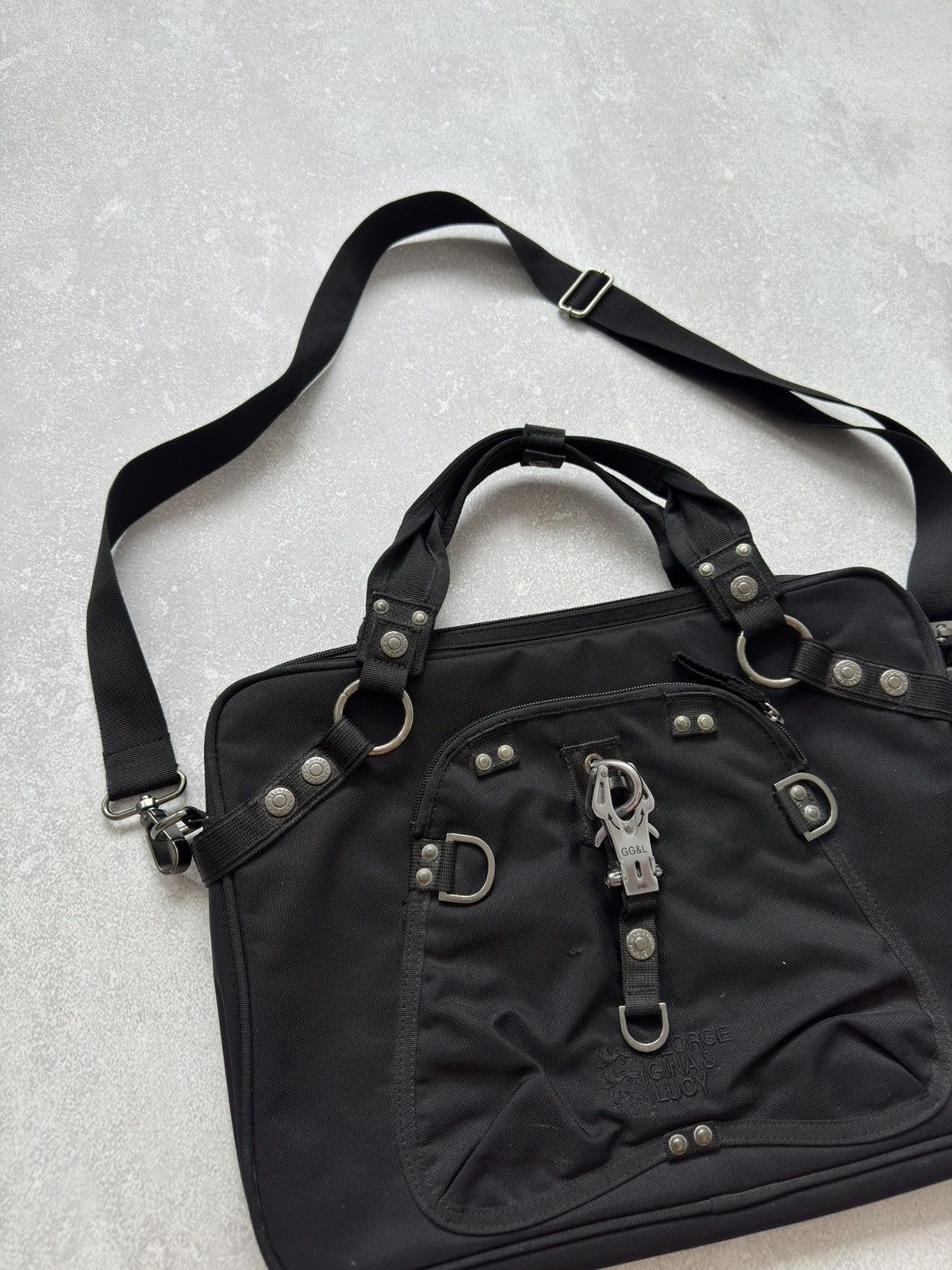George Gina & Lucy × Japanese Brand × Vintage Vintage George Gina & Lucy Business Baby Black Shoulder Bag Size ONE SIZE - 4 Thumbnail