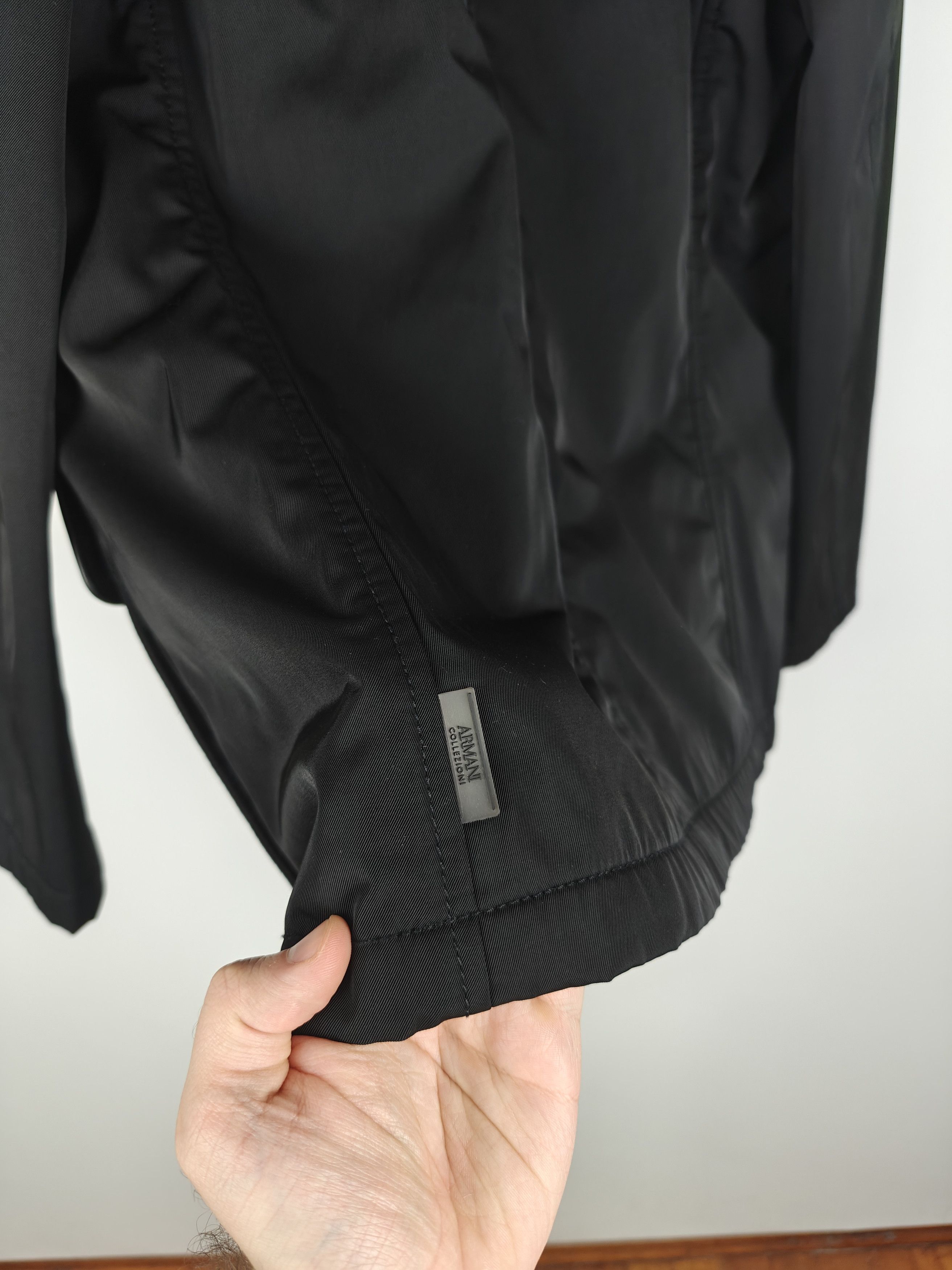 Armani Collezioni Armani Collezioni Jacket Water Repellent Black size 50 Size US L / EU 52-54 / 3 - 9 Thumbnail