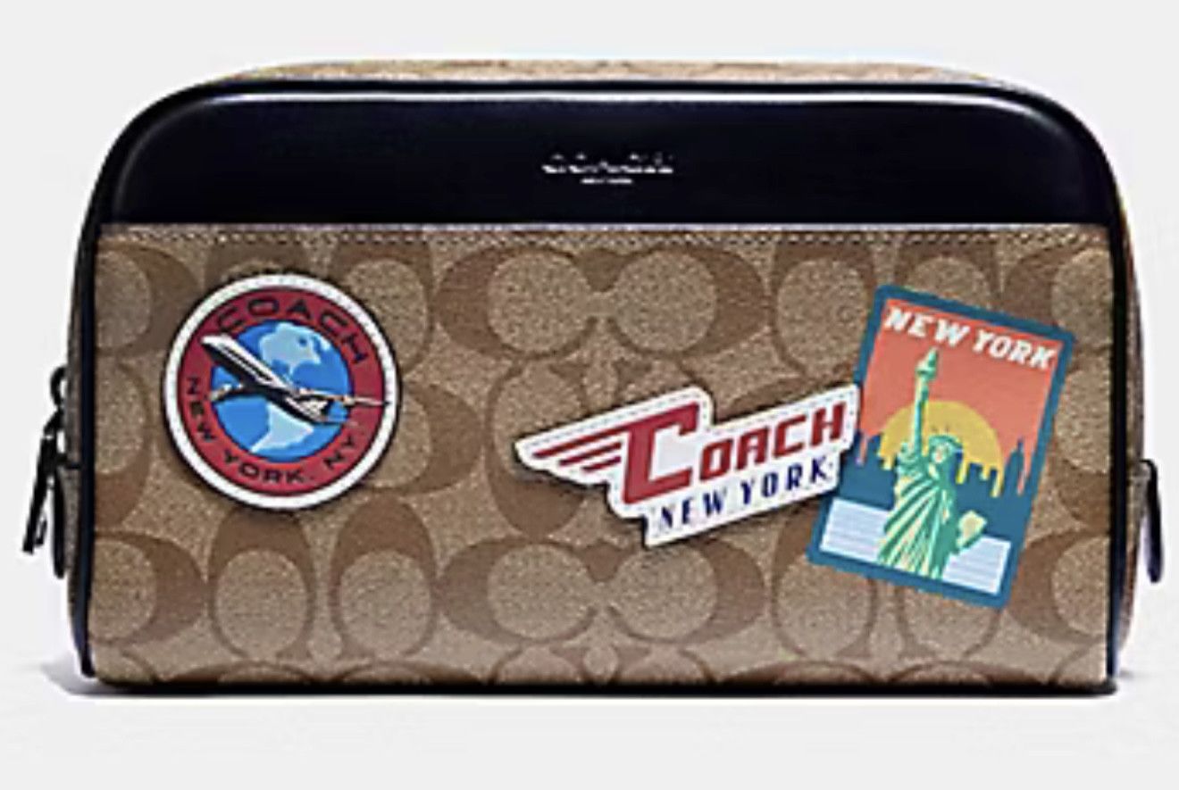 Coach Coach Travel Kit in Signature Monogram with NYC Emblem Size ONE SIZE - 5 Thumbnail