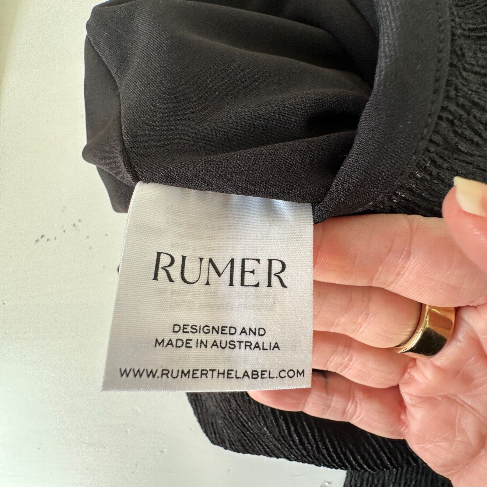 Other NWT Rumer Black High Waist Pencil Tucker Maxi Back Slit S Size 26" / US 2 / IT 38 - 9 Thumbnail