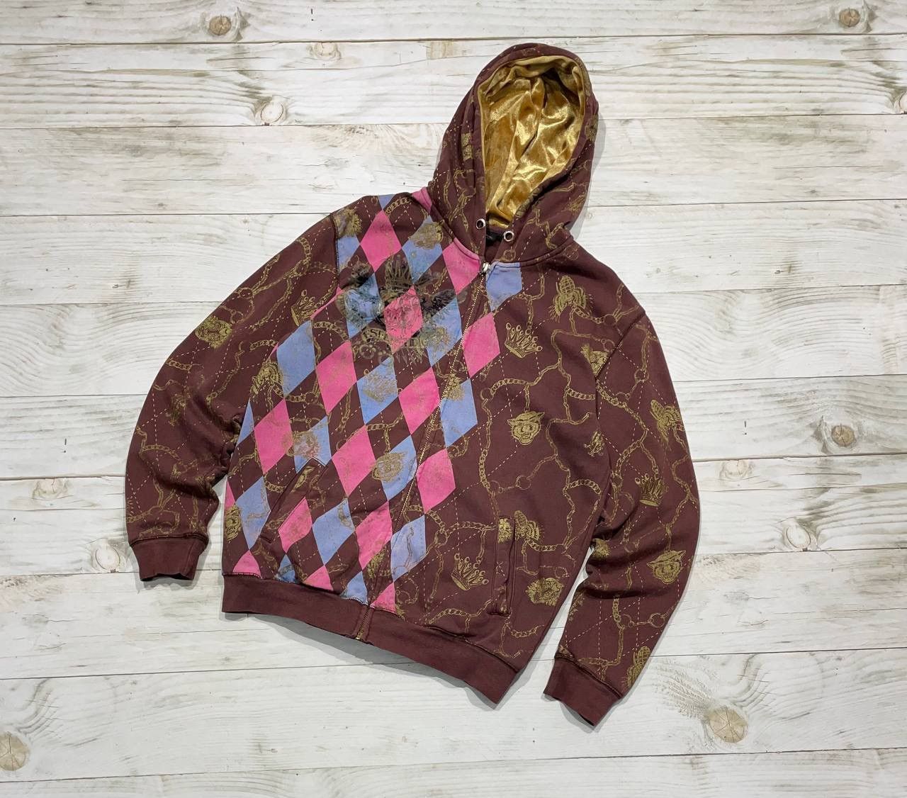 Christian Audigier Vintage Christian Audigier Hoodie Full Zip Y2K 90s Size US M / EU 48-50 / 2 - 1 Thumbnail