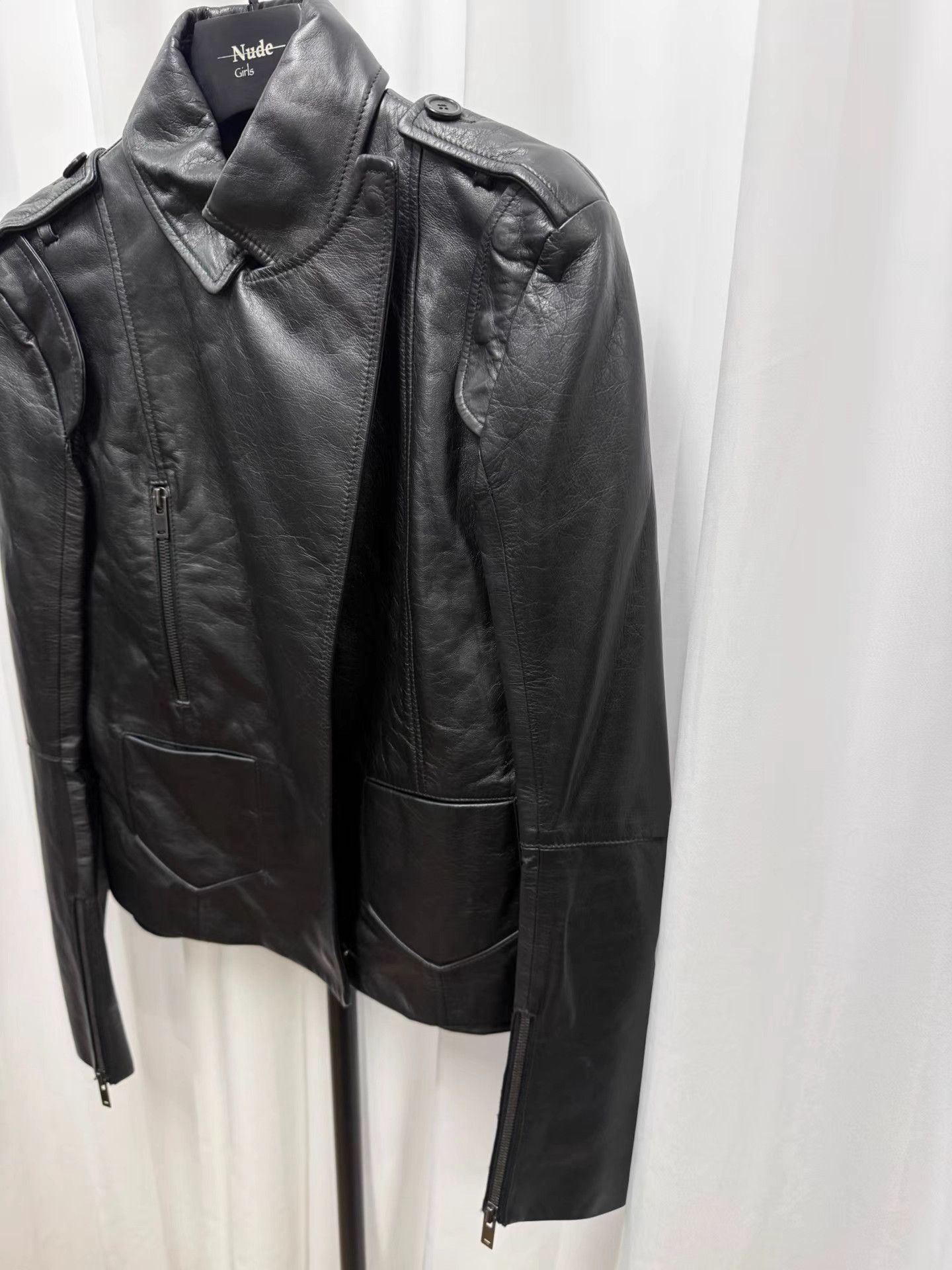 Maison Margiela Margiela Zip-Off Sleeve Leather Jacket K20 Size US XXS / EU 40 - 2 Thumbnail