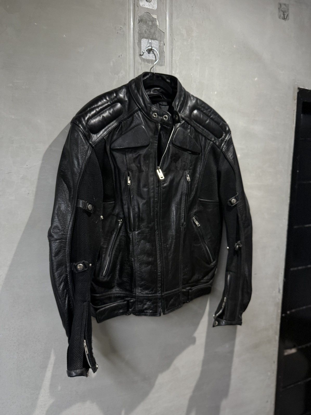 Genuine Leather vintage cyber leather moto jacket backlash kmrii if6was9 Size US XL / EU 56 / 4 - 9 Thumbnail