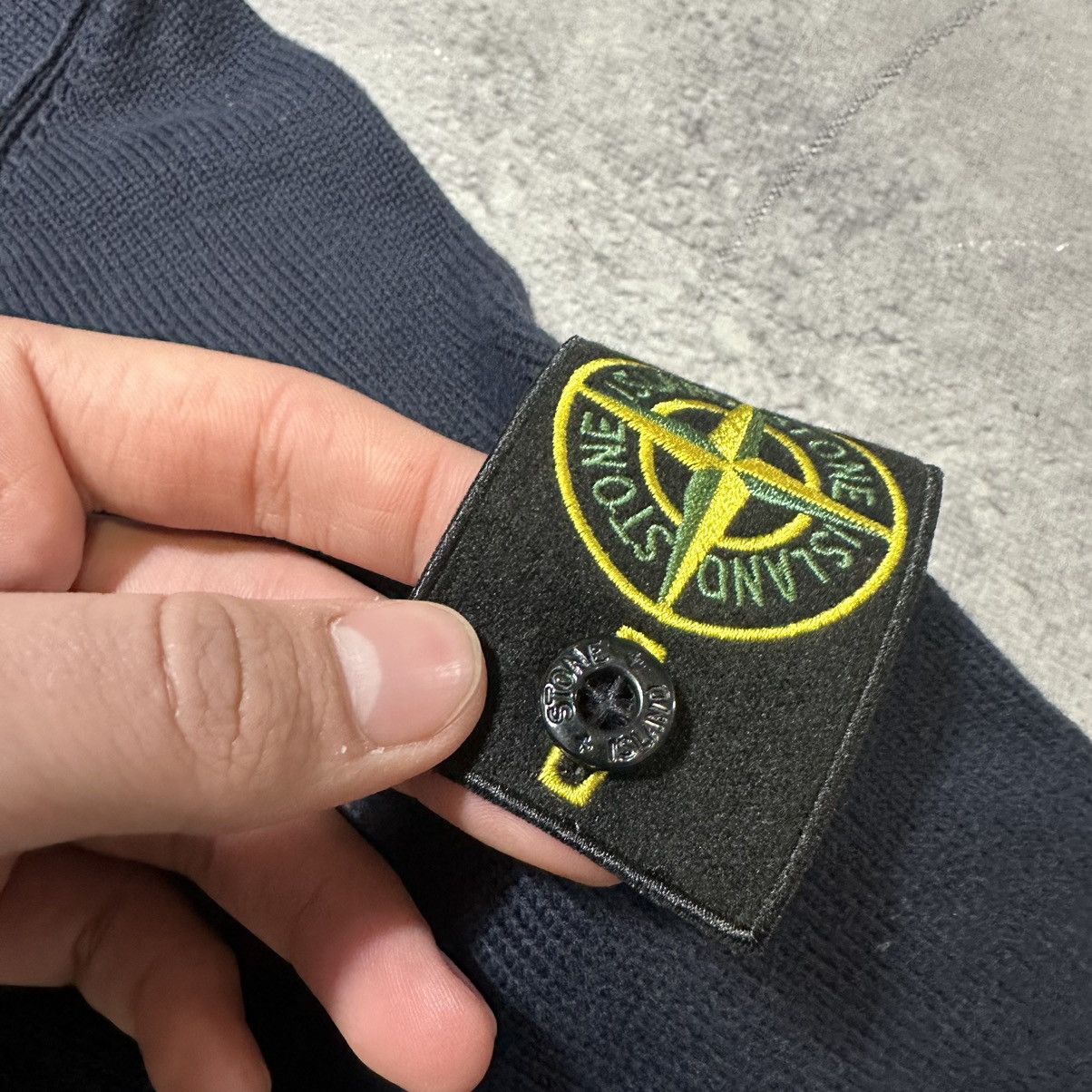 Stone Island × Vintage Stone Island Sweatshirt Pullover 1/3 Zip Button Up Size US S / EU 44-46 / 1 - 5 Thumbnail