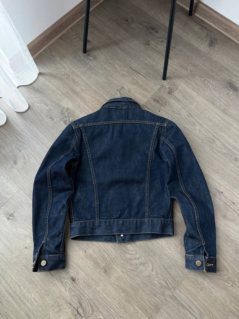 Lee Vintage Lee Slim Denim Jacket Dark Wash Trucker Style Size US S / EU 44-46 / 1 - 10 Thumbnail