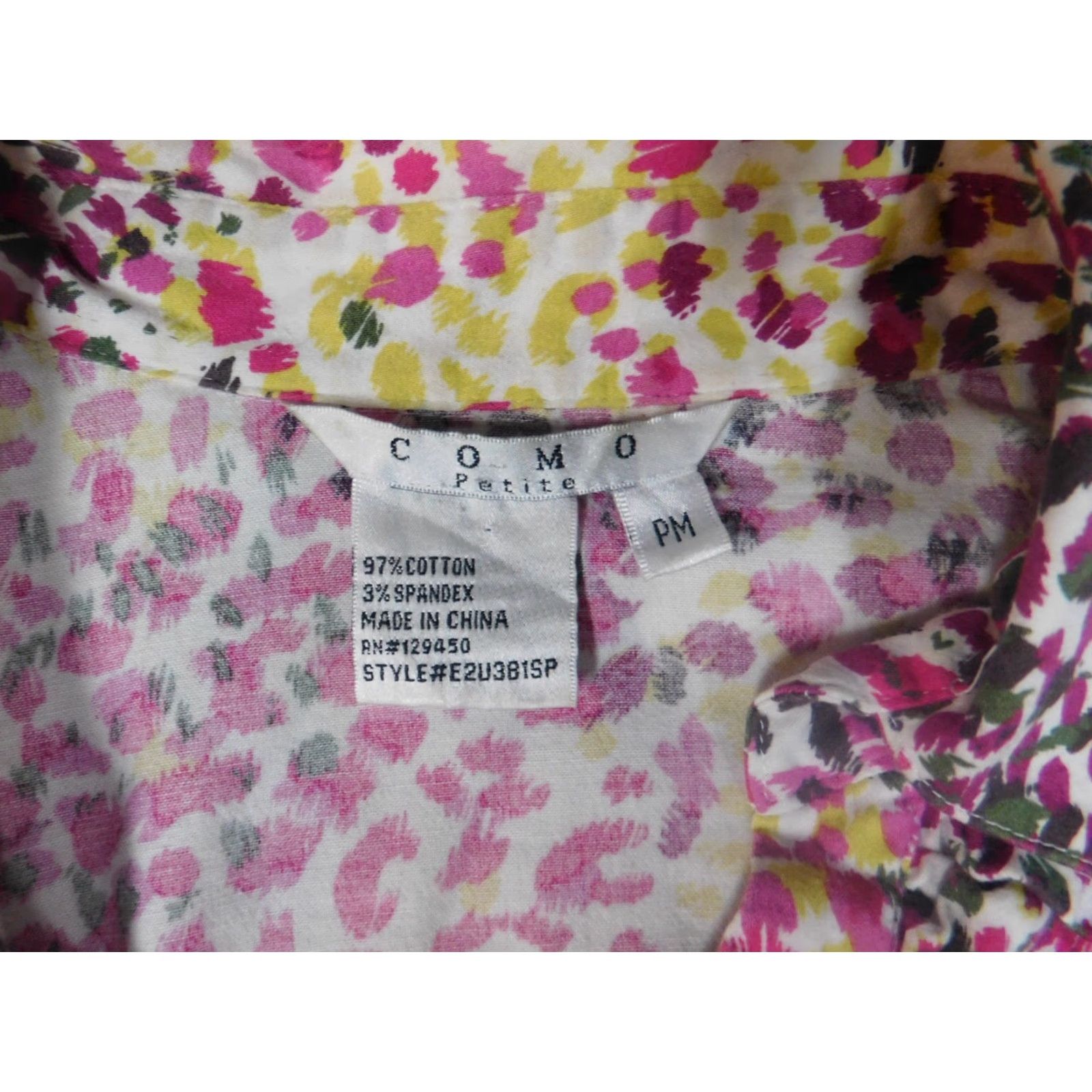 Pinko Como Womens Blouse PM Petites pink button down Collared Long Sleeve Cotton Down Ruffle Casual Shirt Classic Pink Womens PM Petites Blouse Size M / US 6-8 / IT 42-44 - 6 Thumbnail