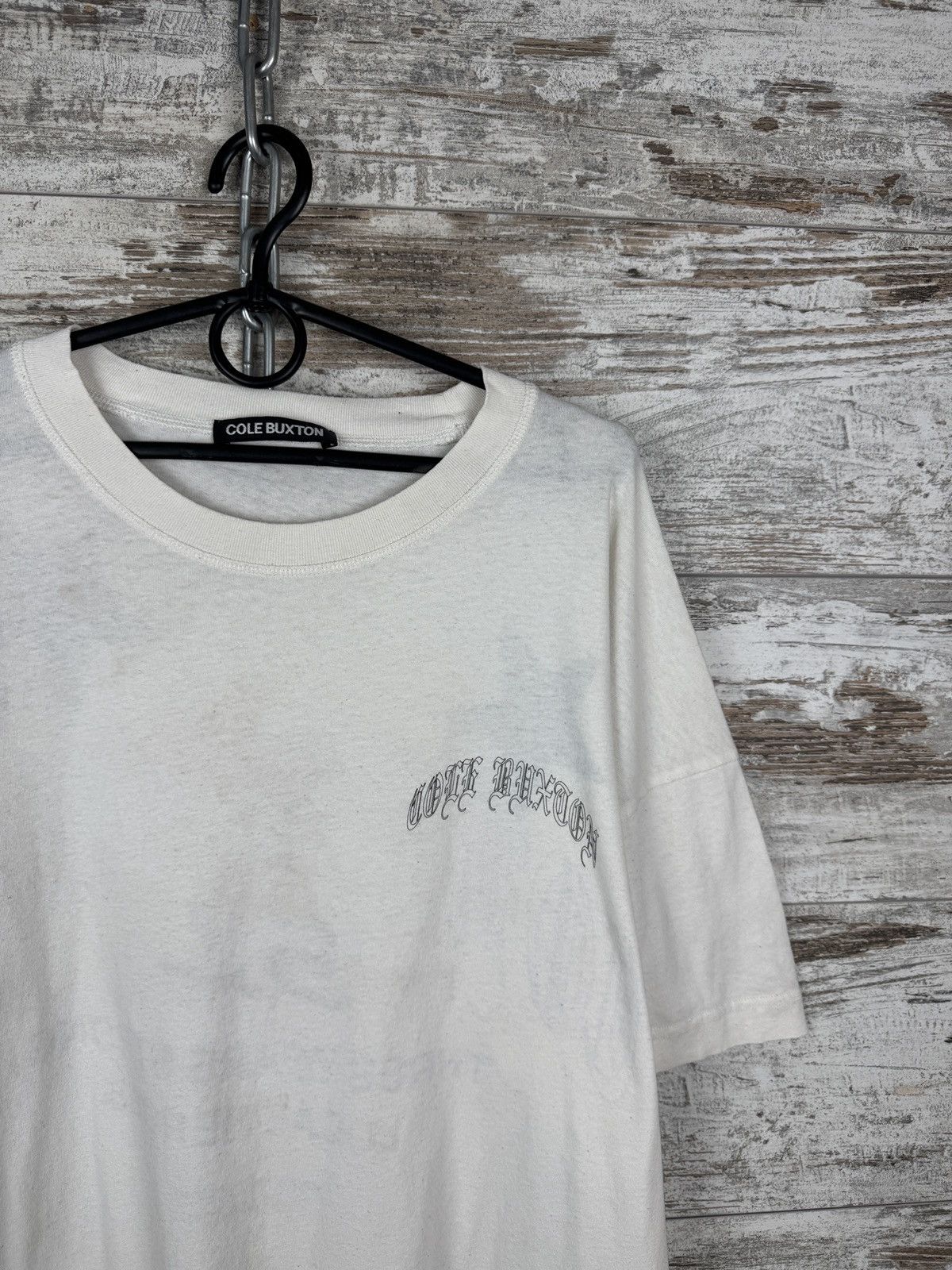 Cole Buxton Mens Vintage Cole Buxton T-shirt white Anniversary Logo Tee Size US M / EU 48-50 / 2 - 3 Thumbnail