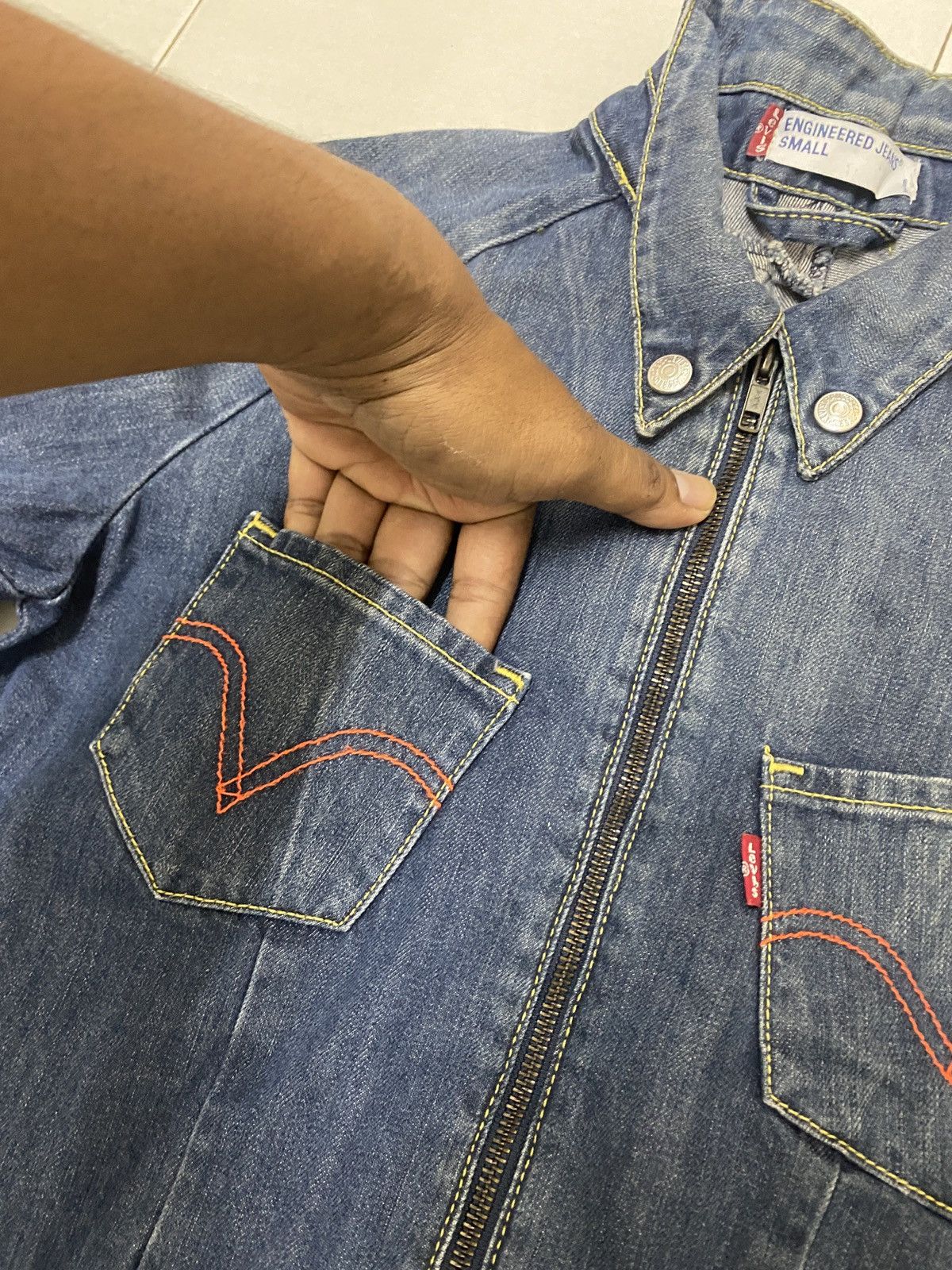 Levi's × Levi's Made & Crafted × Levi's Vintage Clothing VINTAGE LEVI’S ENGINEERED JEANS DENIM JACKET Size S / US 4 / IT 40 - 4 Thumbnail