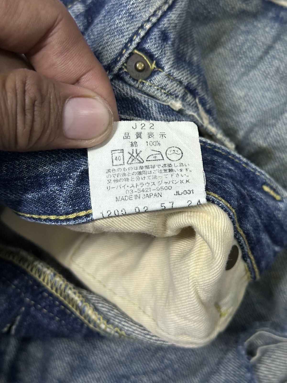 Levi's Distress Vintage Levis 702 Big E Buckle Back . Size US 32 / EU 48 - 11 Thumbnail