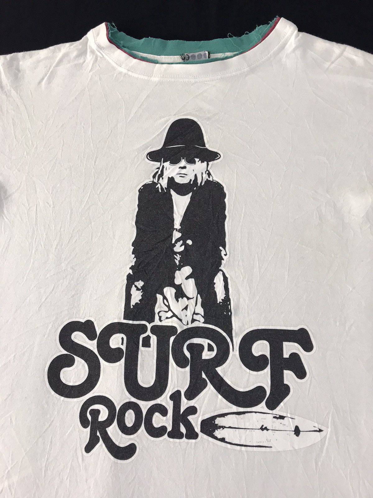 Japanese Brand Takeo Kikuchi Surf Rock Kurt Cobain Screen Printed Tee Size US M / EU 48-50 / 2 - 4 Thumbnail