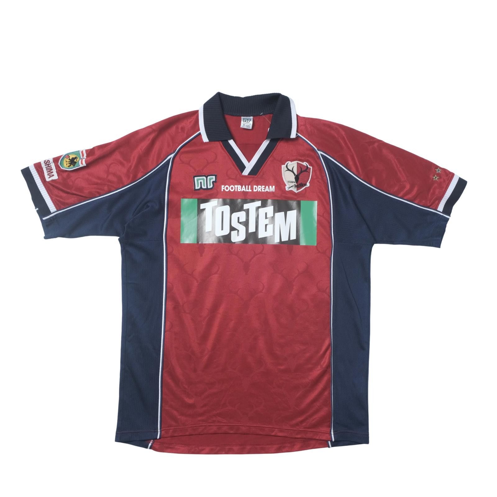 Designer 2001/02 Kashima Antlers Home Shirt J-League Ennerre (L) Size US L / EU 52-54 / 3 - 1 Thumbnail