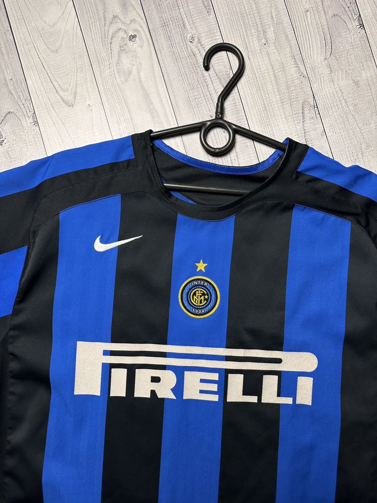 Vintage Nike Inter Milan soccer jersey 10 Adriano rare XL