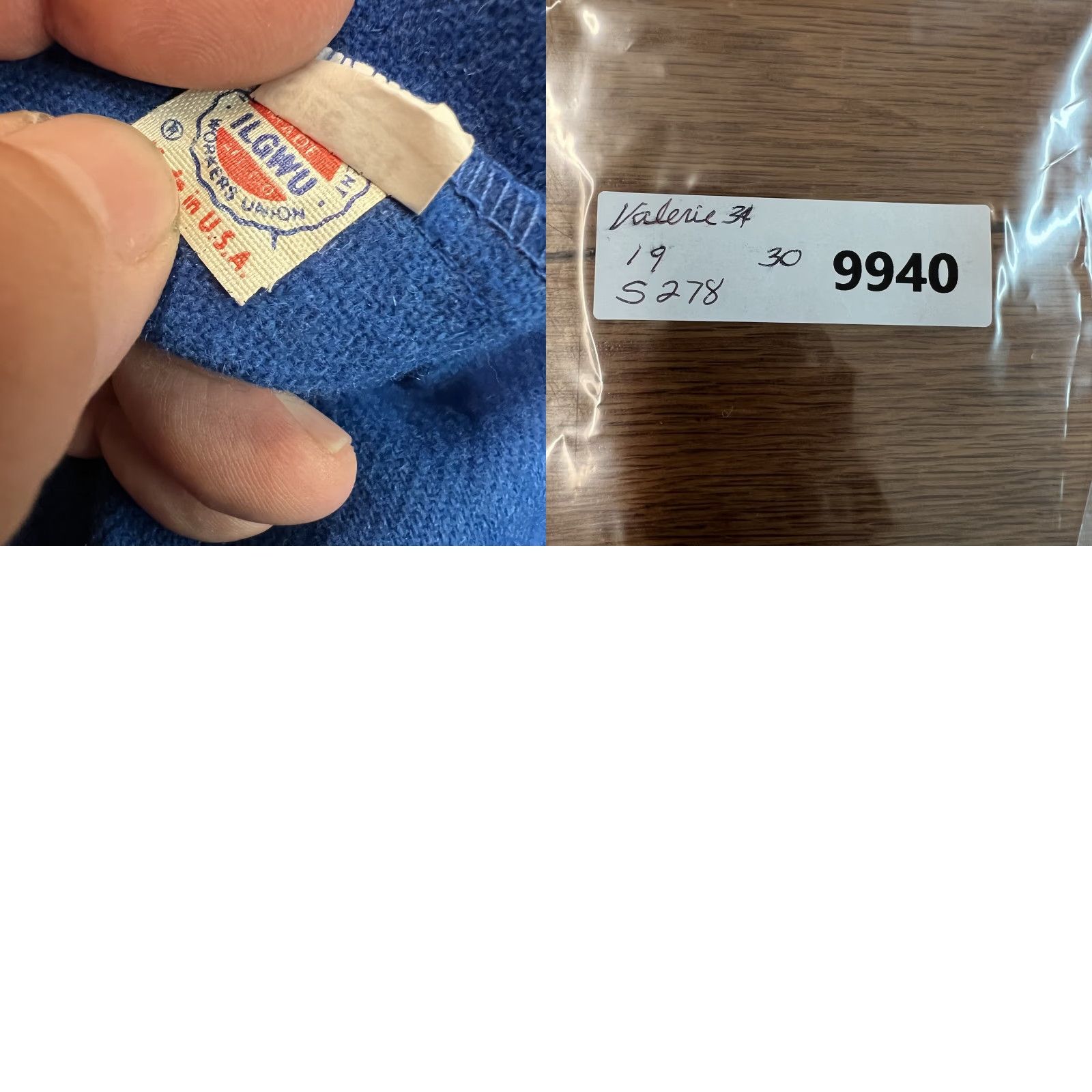 Vintage VINTAGE Valarie Wool Blend Pleated Straight Line Skirt Women's SZ 34 38" Blue Red Knee Length 80s Vintage Style Pencil/Skirt Women Menus? Size 25" / US 0 / IT 36 - 8 Thumbnail