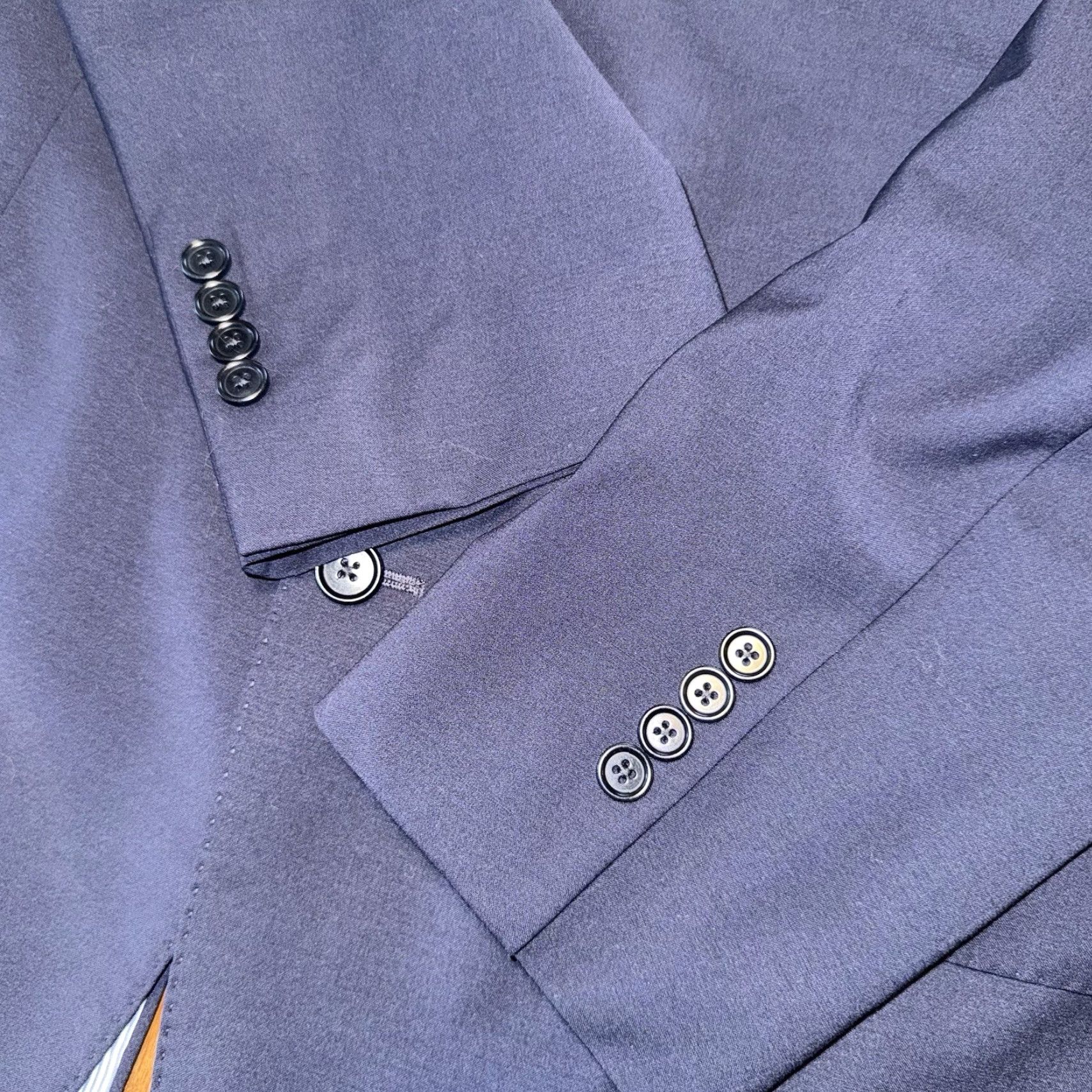 Vintage Brooks Brothers Blazer Explorer 46R Navy Blue Wool Blend Sports Coat Madison Fit Size 46R - 2 Thumbnail