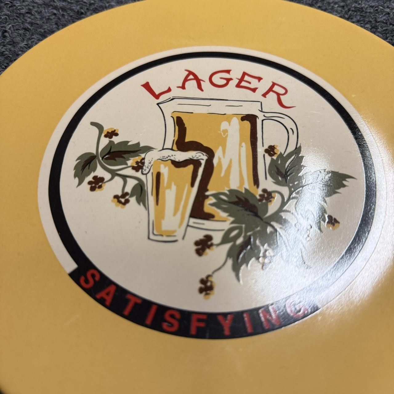 Designer Yellow Lager Plate Size ONE SIZE - 4 Thumbnail