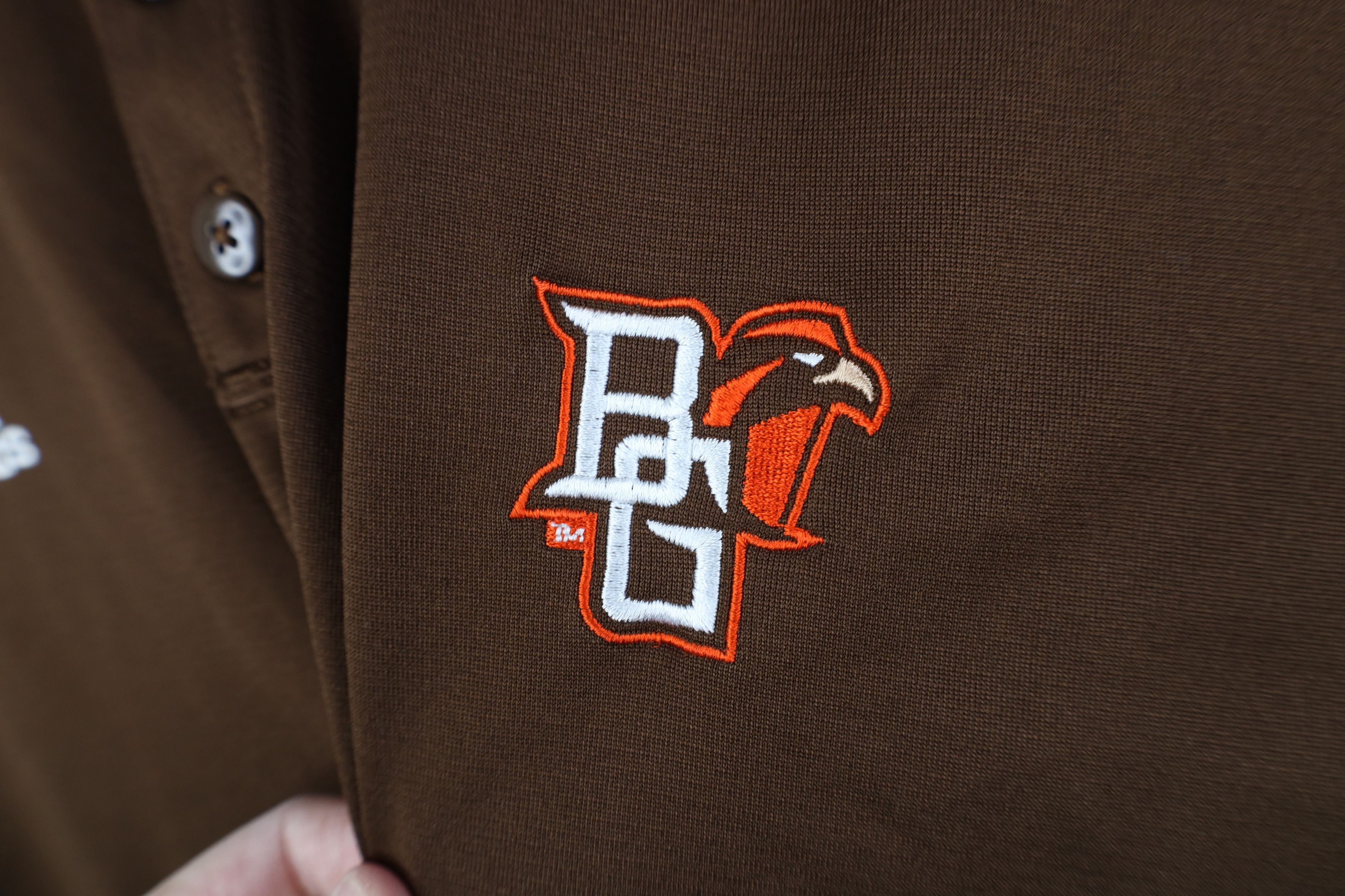 Adidas Adidas Bowling Green State University Football Polo Brown Size US L / EU 52-54 / 3 - 4 Thumbnail