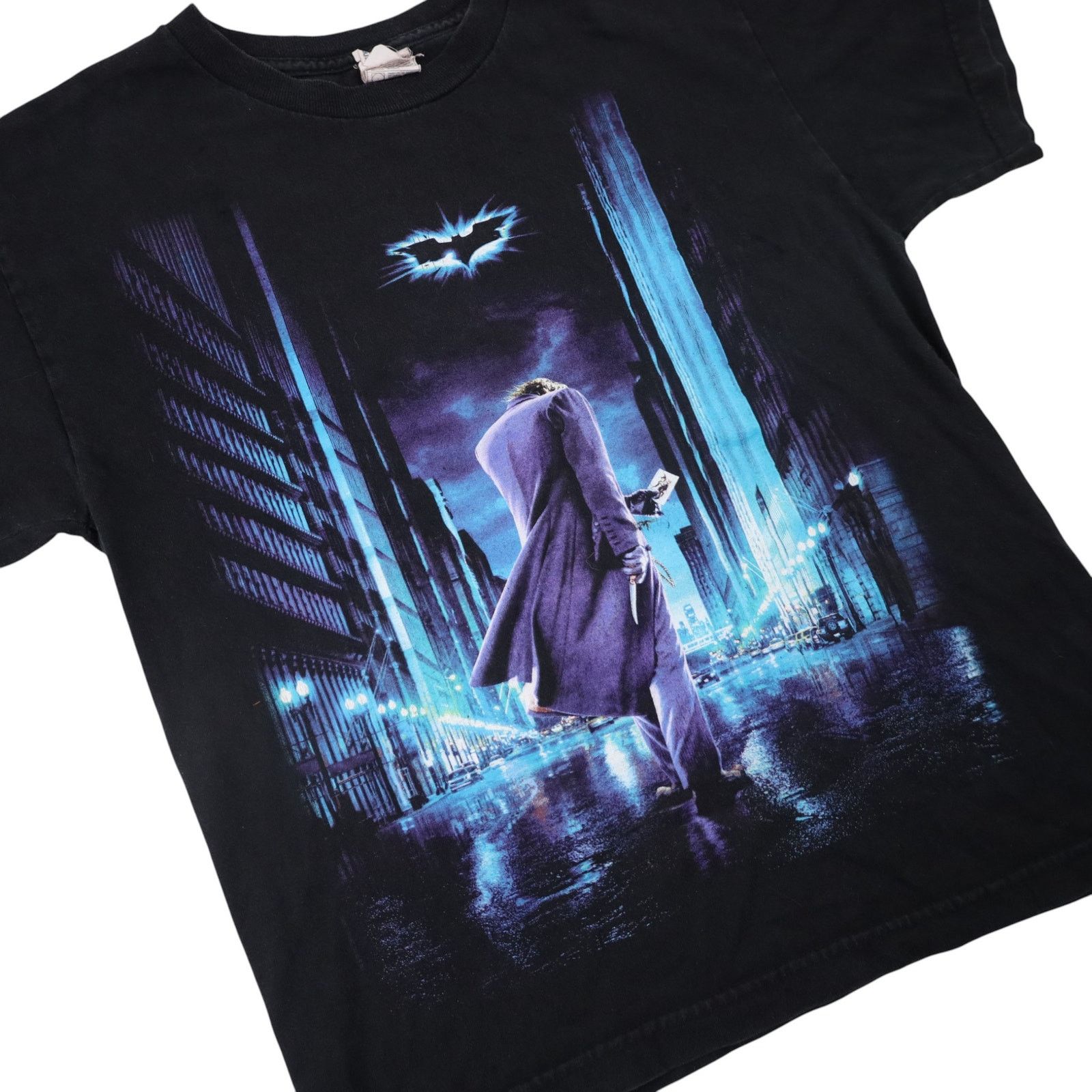 Vintage VTG Y2k Batman The Dark Knight Heath Ledger The Joker Shirt Size US S / EU 44-46 / 1 - 3 Thumbnail