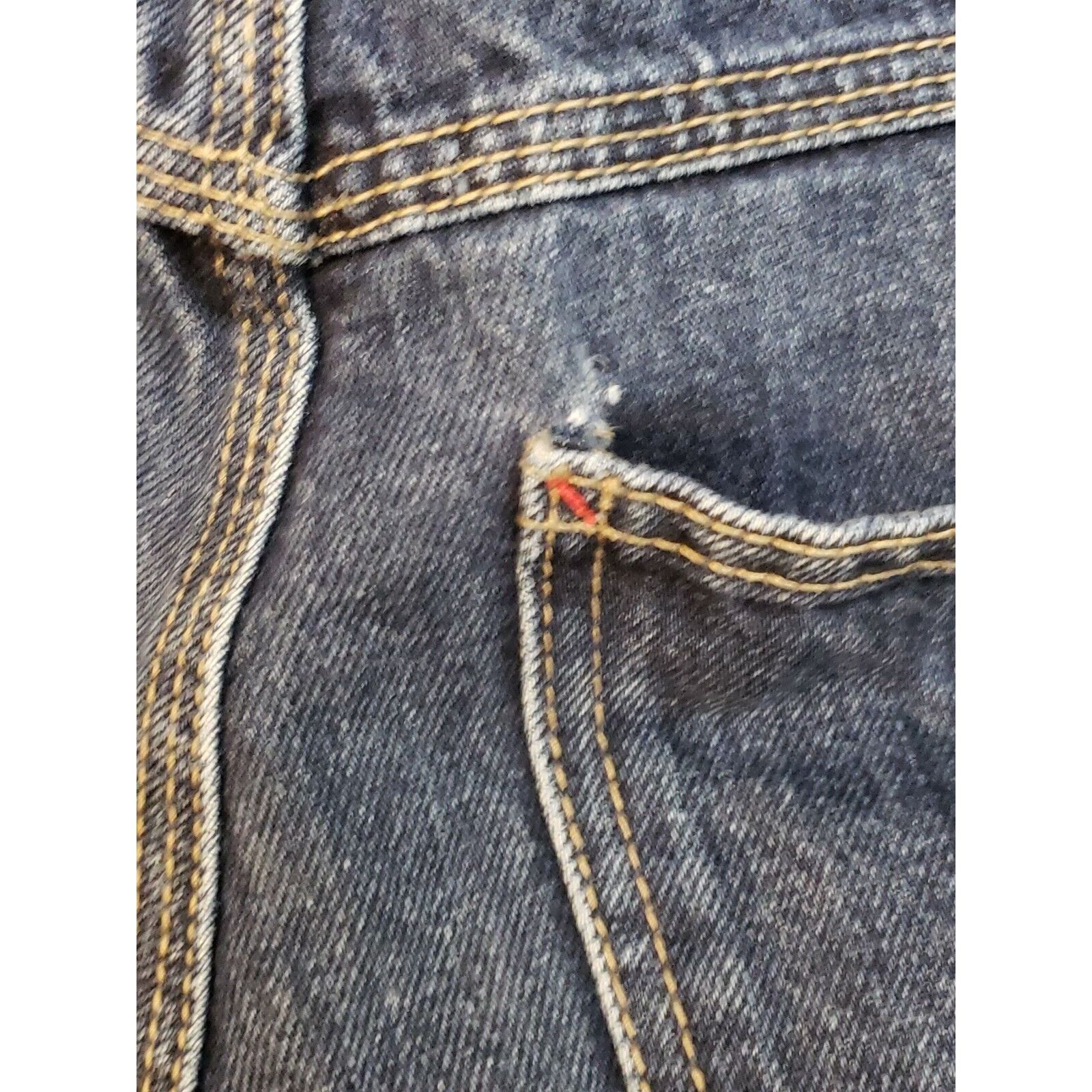 Vintage MOC Tapered Leg Baggy Blue Jeans Mens 36 x 31 80s Hip Hop Sk Size US 36 / EU 52 - 11 Thumbnail
