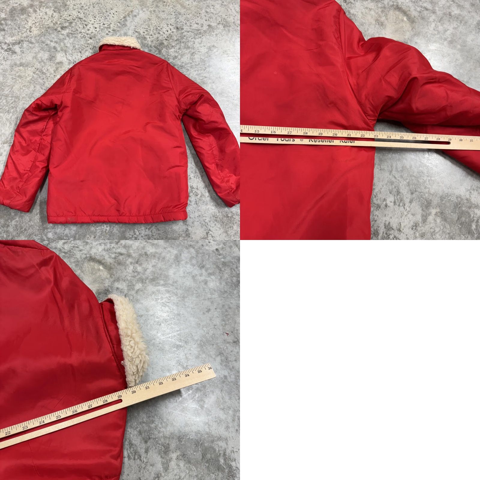 Vintage VINTAGE Howe Athletic Apparel Jacket Mens Medium Red Sherpa Lined Insulated Size US M / EU 48-50 / 2 - 8 Thumbnail