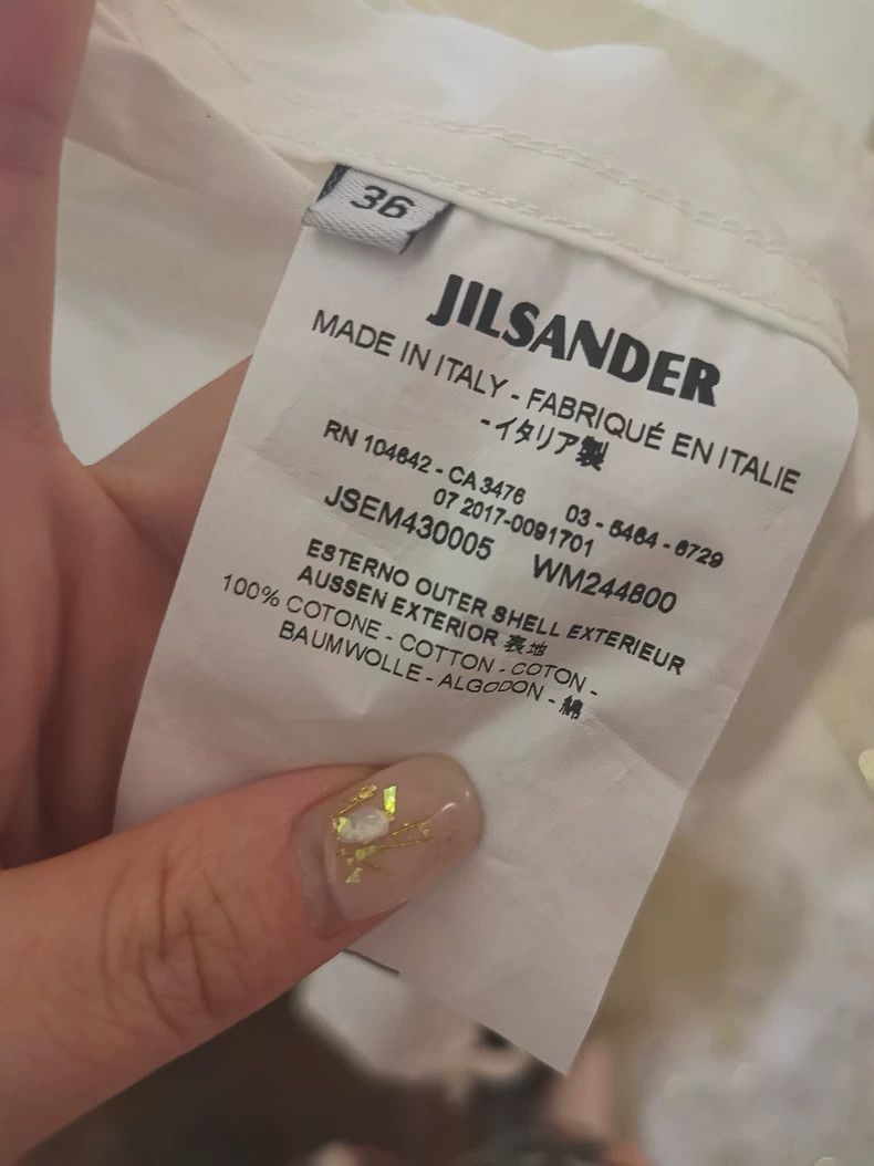 Jil Sander Jil Sander White windbreaker Size XXS / US 00 / IT 34 - 4 Thumbnail