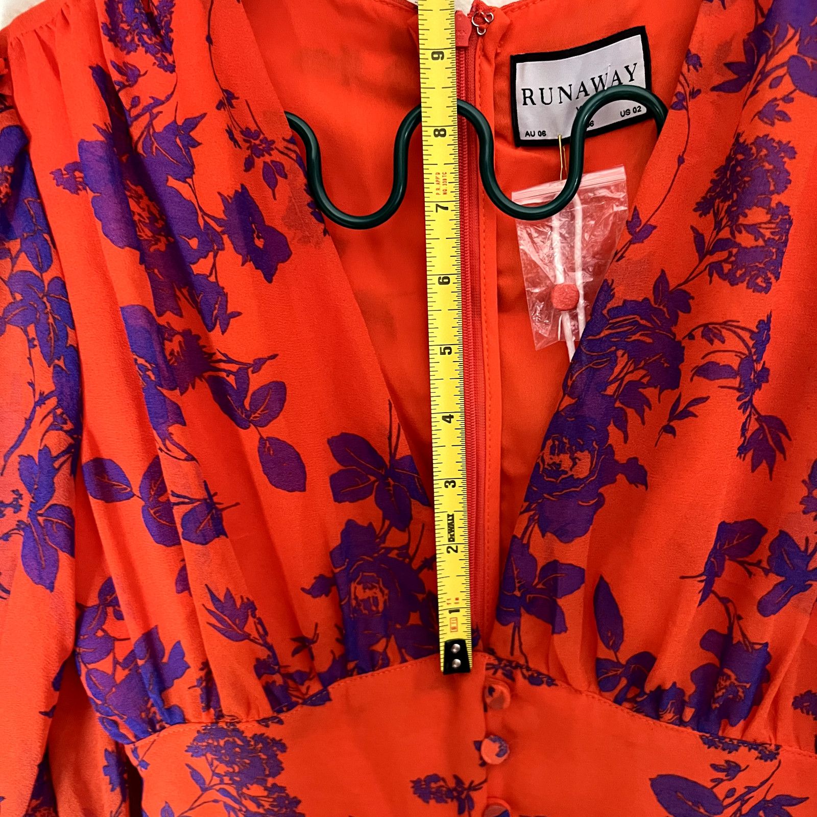 Other NWT Runaway The Label Finlay Mini Floral Dress XS/2 Size XS / US 0-2 / IT 36-38 - 6 Thumbnail