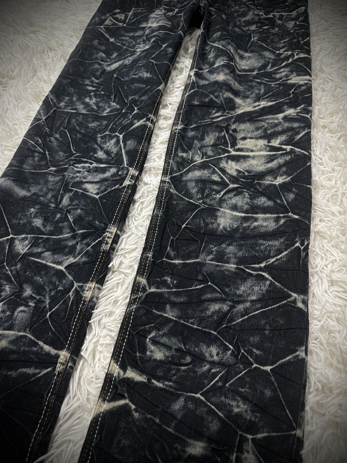 Tornado Mart rare 00s tornado mart style tribal glitter flare denim jeans Size US 32 / EU 48 - 6 Thumbnail