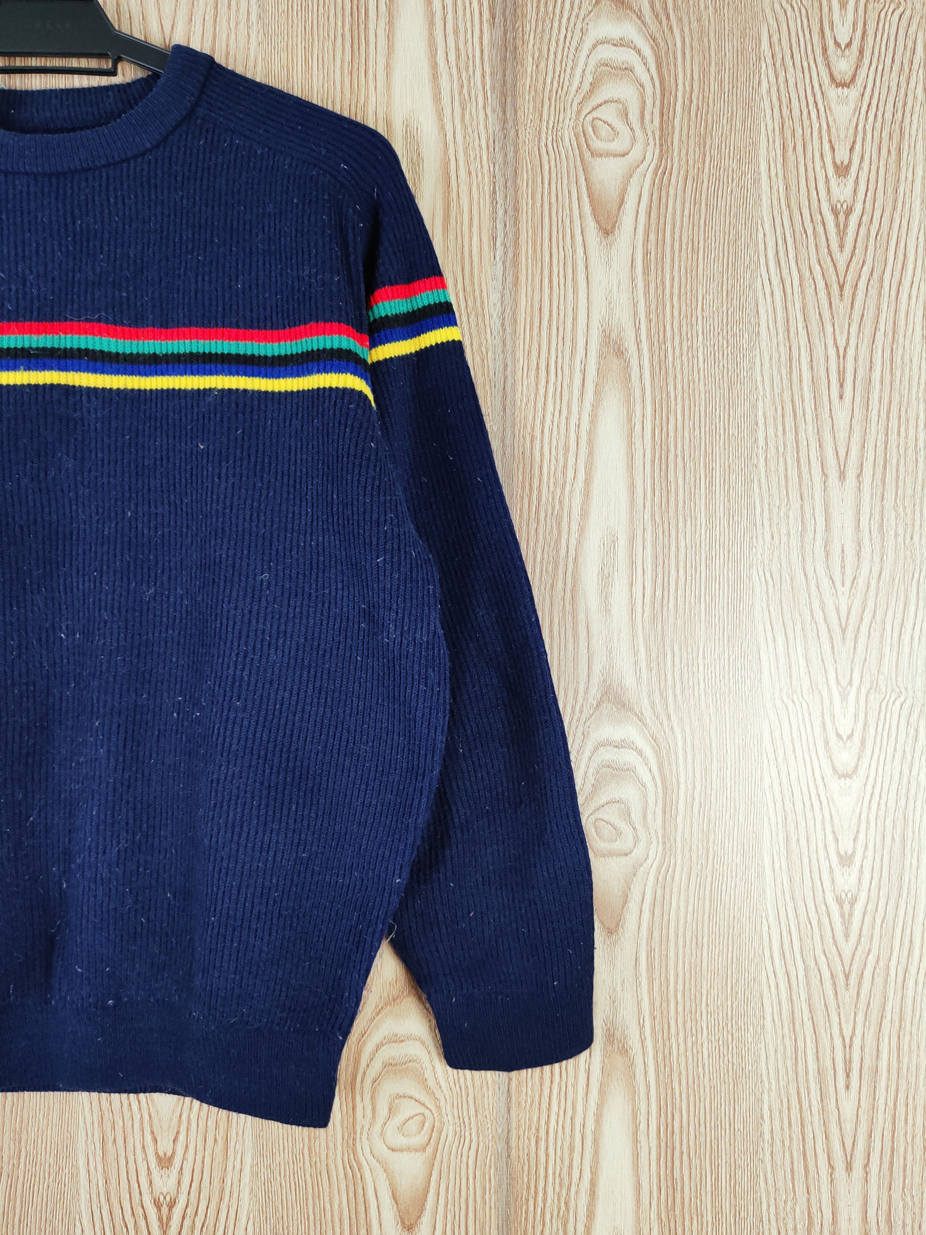 Japanese Brand × Vintage Japanese Brand Navy Knitwear Sweatshirts #W404 Size US L / EU 52-54 / 3 - 5 Thumbnail