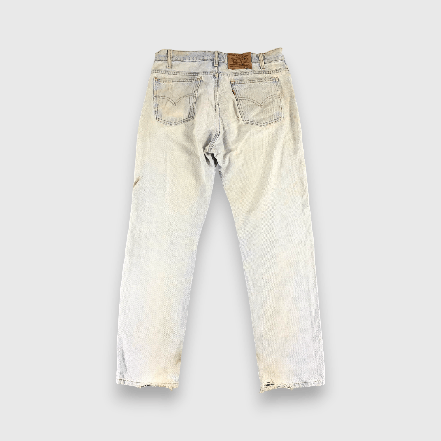 Levi's Vintage Levis 505 Orange Tab Jeans-J562 Size US 34 / EU 50 - 2 Thumbnail