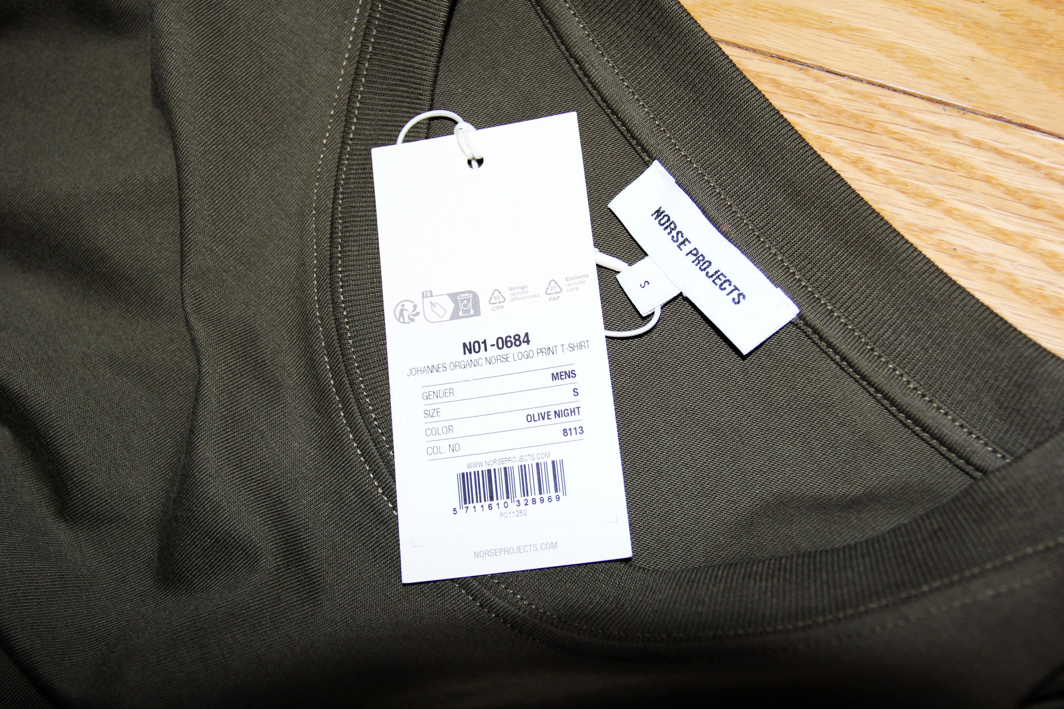 Norse Projects BNWT AW25 NORSE PROJECTS JOHANNES LOGO PRINT TSHIRT S Size US S / EU 44-46 / 1 - 8 Thumbnail