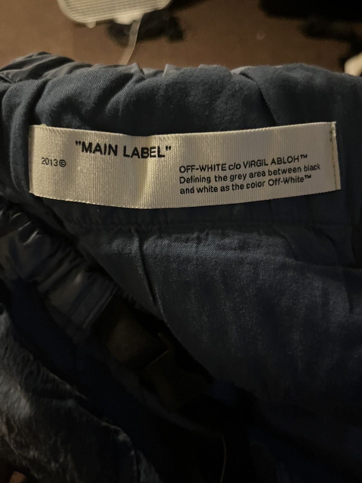 Off-White Off-White Parachute Cargo Pants Blue/White 18/19 Collection Size US 29 - 8 Thumbnail
