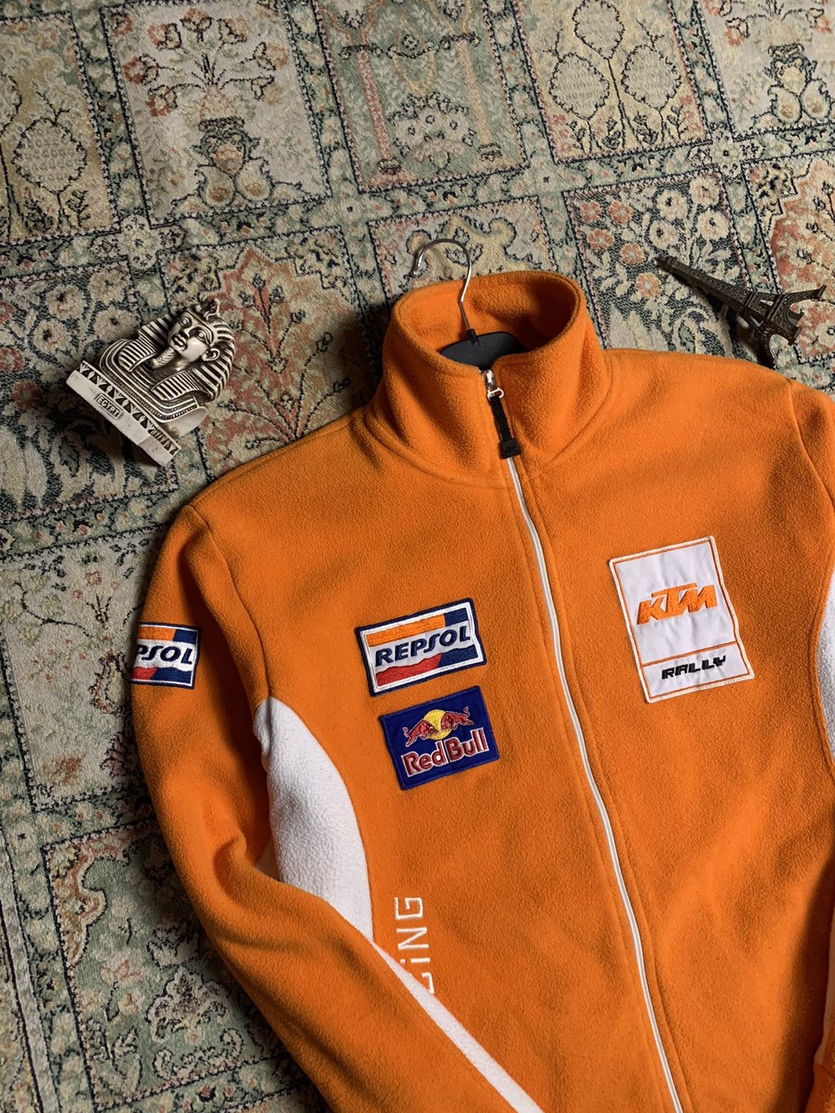 Other Vintage KTM Racing Moto Red Bull logo fleece jacket Size US M / EU 48-50 / 2 - 4 Thumbnail