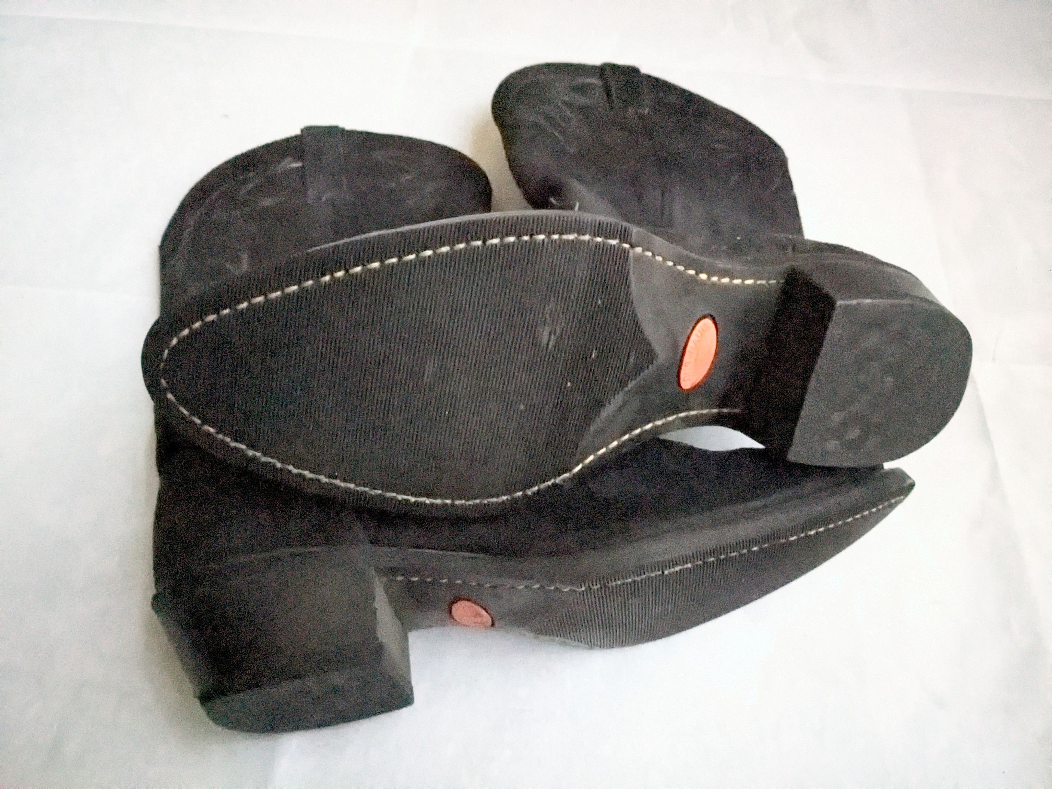 Genuine Leather Vintage Cowboy Boots Black Leather 10 W Wide USA Size US 10 / EU 43 - 8 Thumbnail