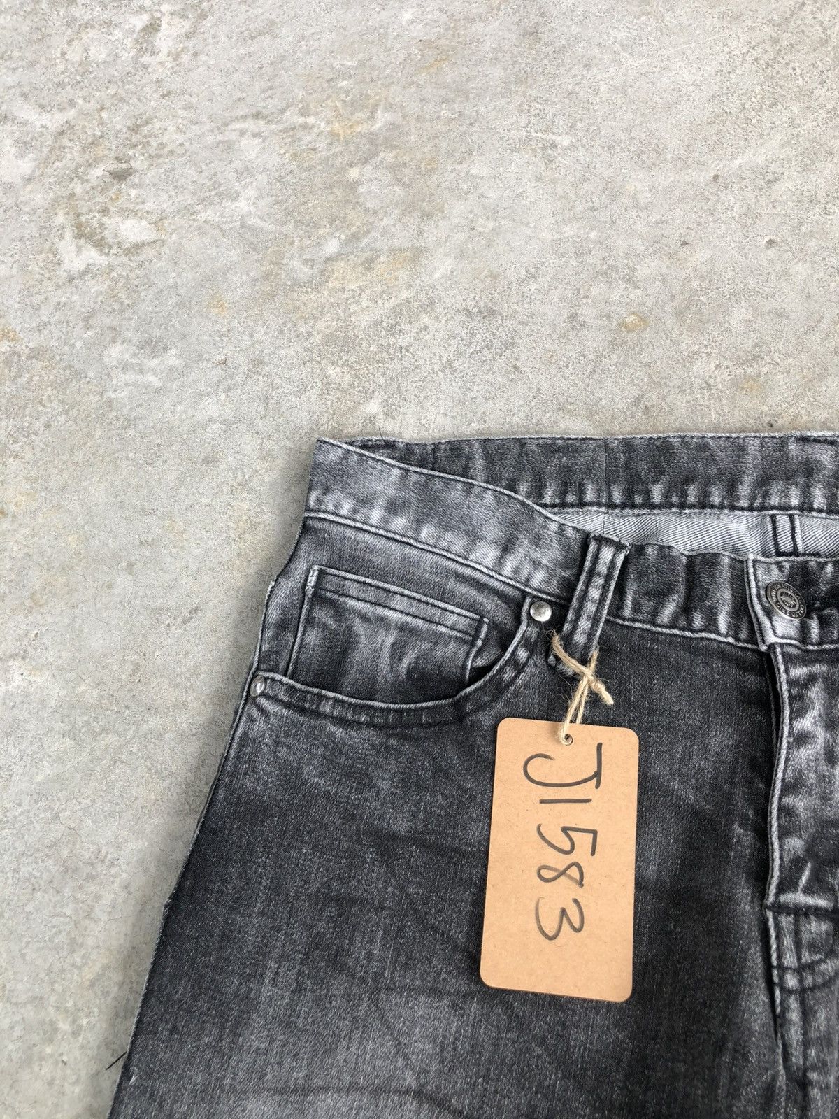 If Six Was Nine Tornado Mart Flared Jeans Distressed Jeans Size US 29 - 13 Thumbnail