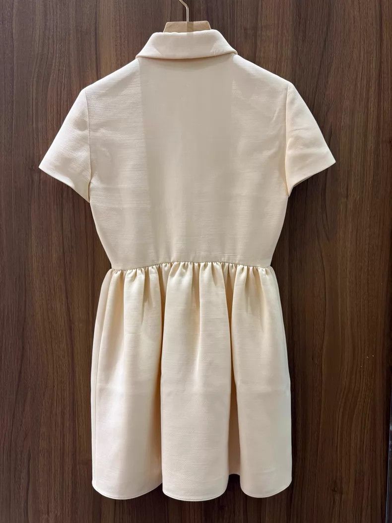Dior Dior Beige dress Size XS / US 0-2 / IT 36-38 - 2 Thumbnail