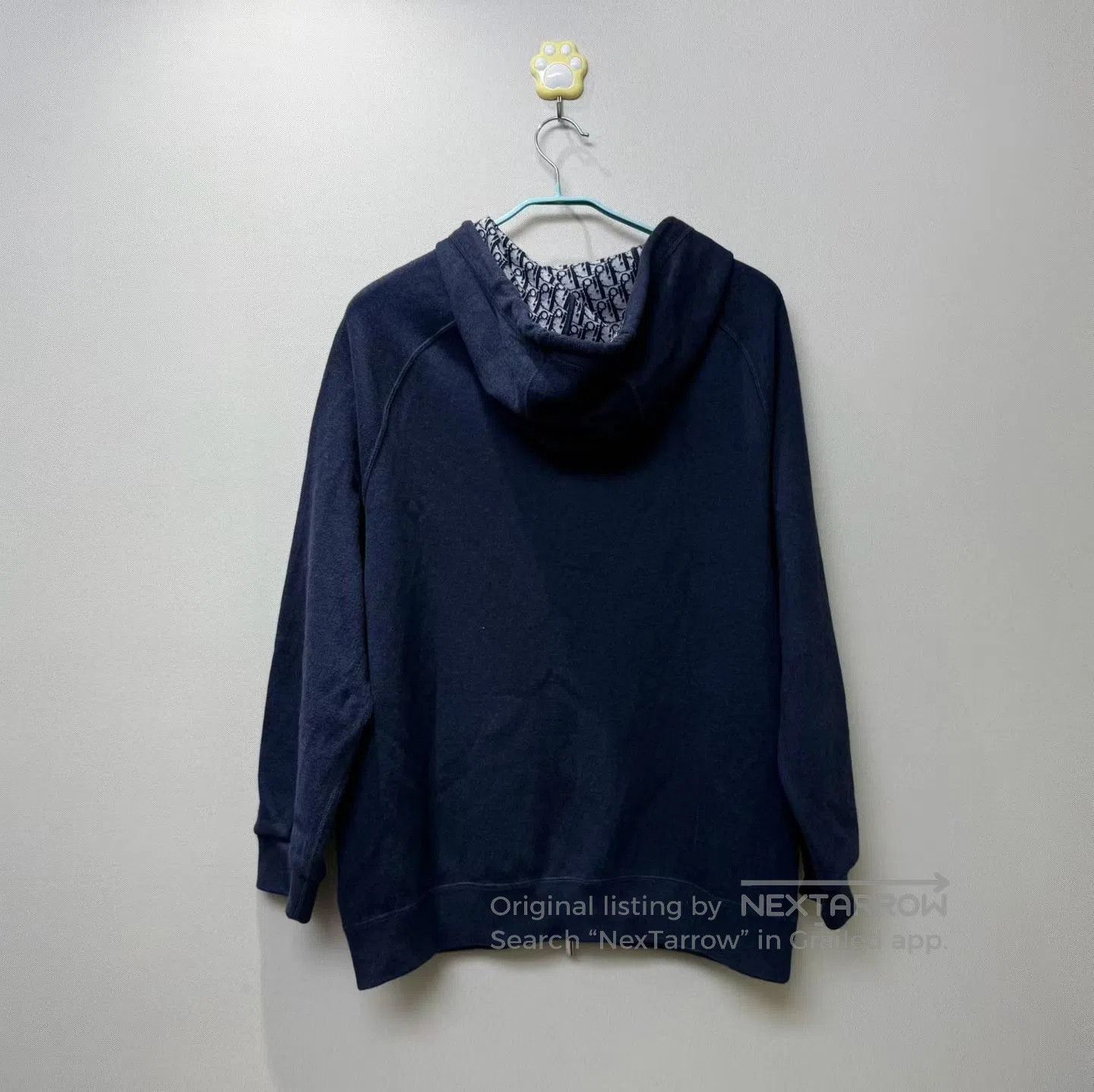 Dior Dior Dark Blue Lined Full Logo Cashmere Jacket| Size US XXL / EU 58 / 5 - 5 Thumbnail