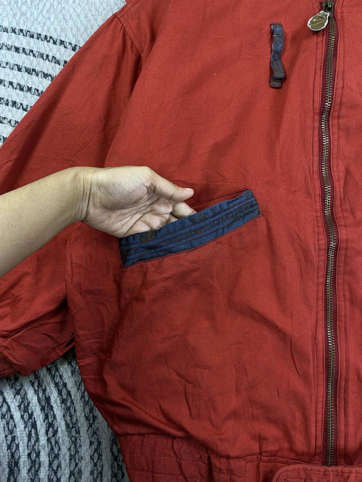 Japanese Brand Vintage Marquis 1963 Casual Fashion Cotton Bomber Jacket Size US XL / EU 56 / 4 - 6 Thumbnail