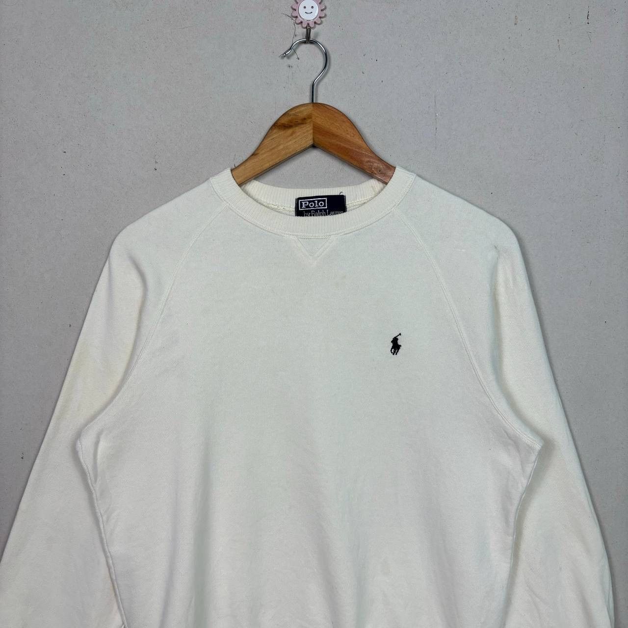 Polo Ralph Lauren Polo Ralph Lauren Small Pony White Crewneck Sweatshirt 160 Size S / US 4 / IT 40 - 3 Thumbnail