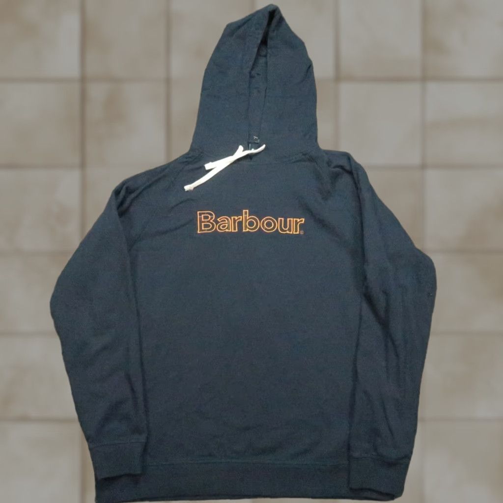 Barbour Barbour Hoodie Mens XL Navy Blue Hooded Preppy Jumper Sweatshirt Barbour Hoodie XL Mens Blue Hooded Pullover Sweatshirt Snug Fit Regular Size US XL / EU 56 / 4 - 1 Thumbnail