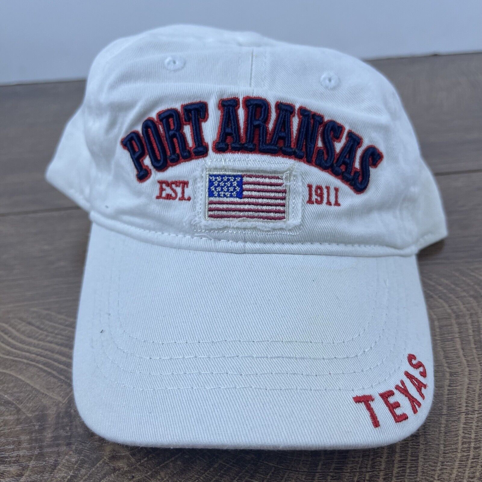 Other Port Aransas Texas Hat White Cap Hat Adjustable Hat White Ad Size ONE SIZE - 2 Thumbnail