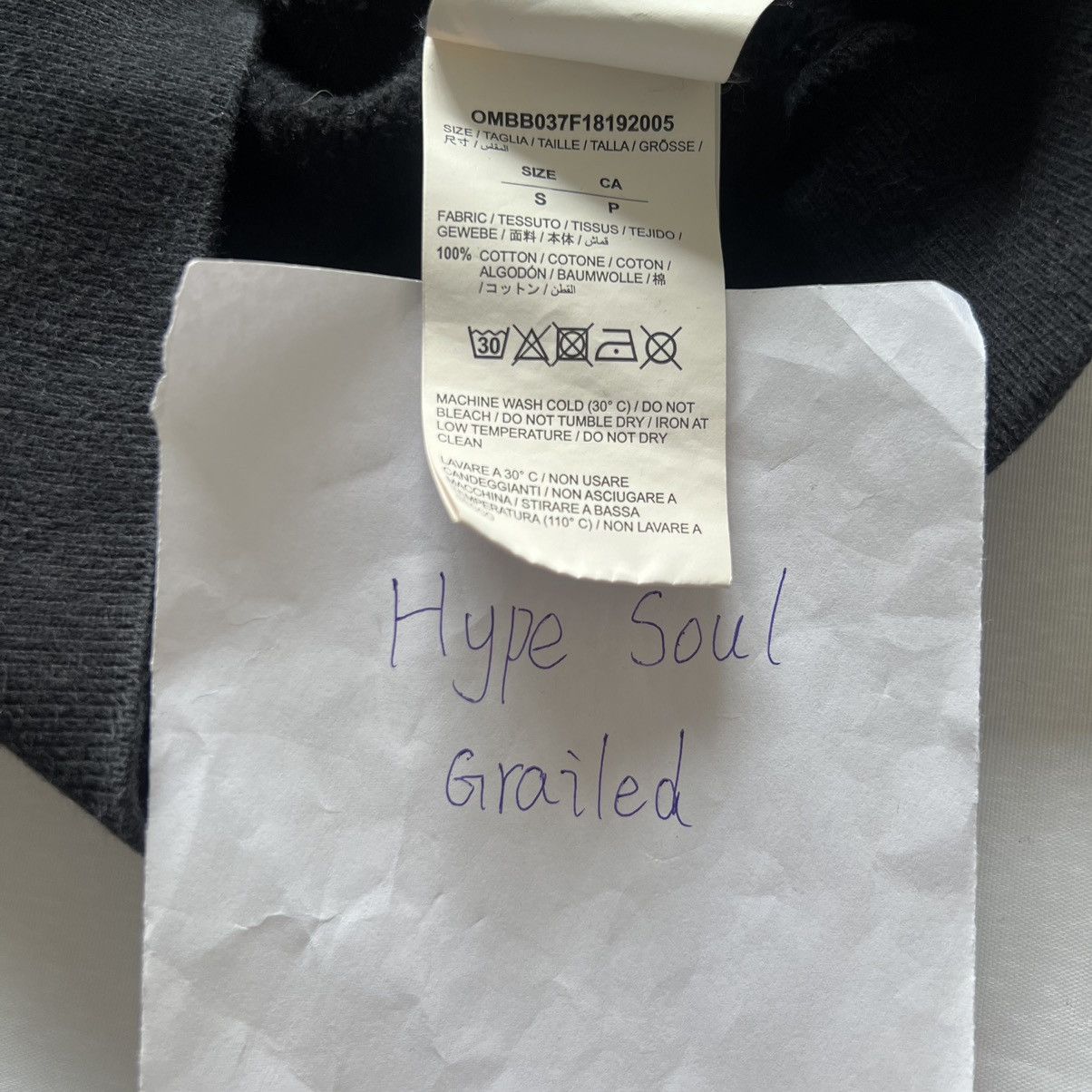 Off-White OFF-WHITE FW18 DIAG GRADIENT HOODIE Size US S / EU 44-46 / 1 - 9 Thumbnail