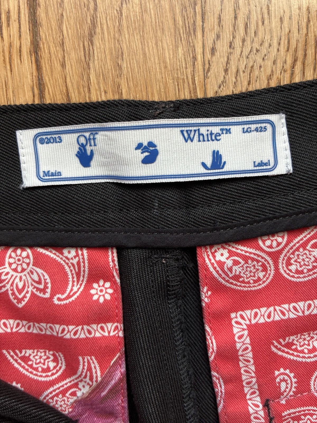 Off-White Off-White Straight Logo Chino Pants Size US 32 / EU 48 - 13 Thumbnail