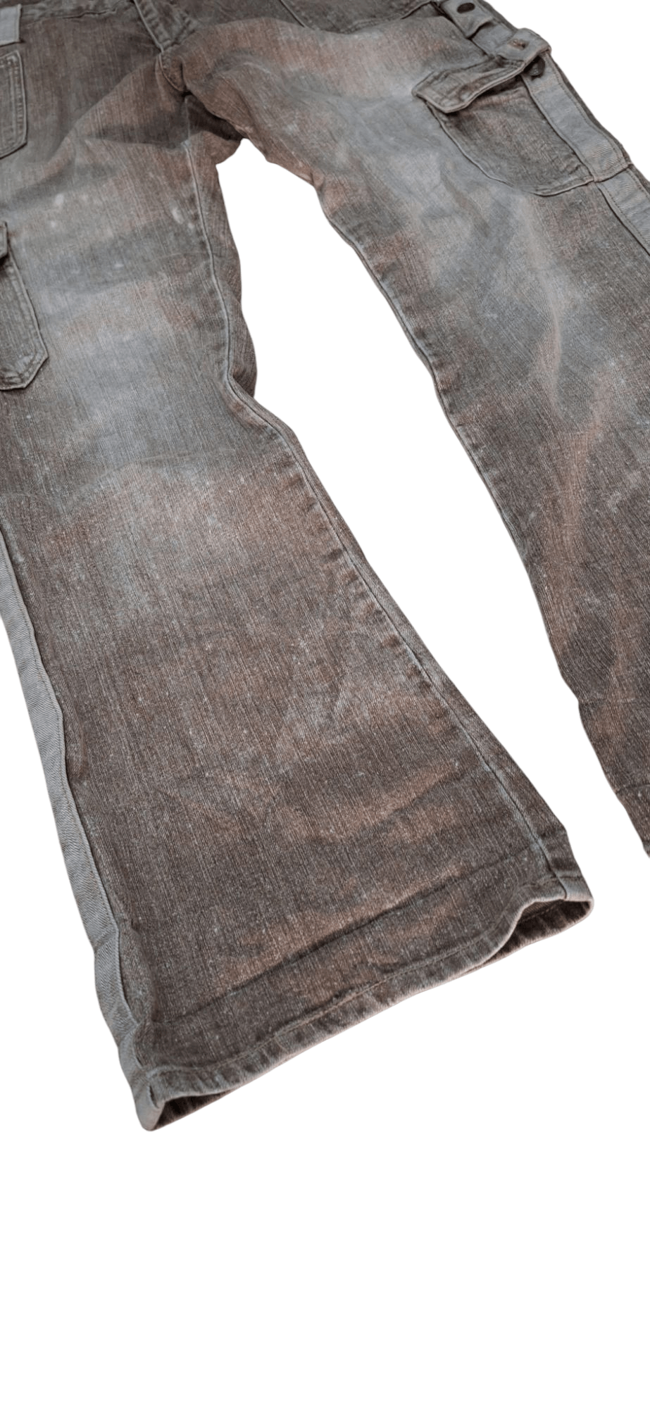 If Six Was Nine Japanese Brand Oririns Cargo Six Pockets Flared Denim Size US 32 / EU 48 - 7 Thumbnail