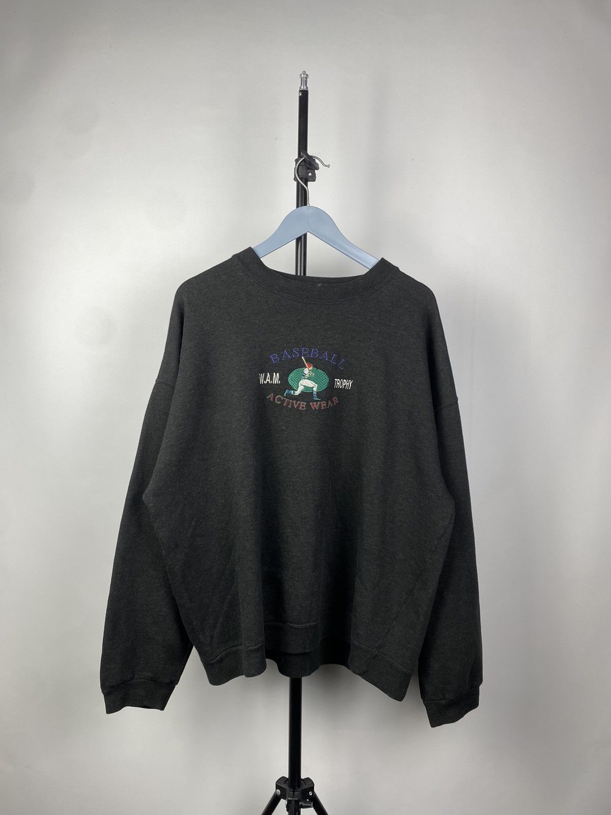MLB × Vintage Vintage 90s MLB W.A.M Trophy Champions Sweatshirt Size US L / EU 52-54 / 3 - 1 Thumbnail