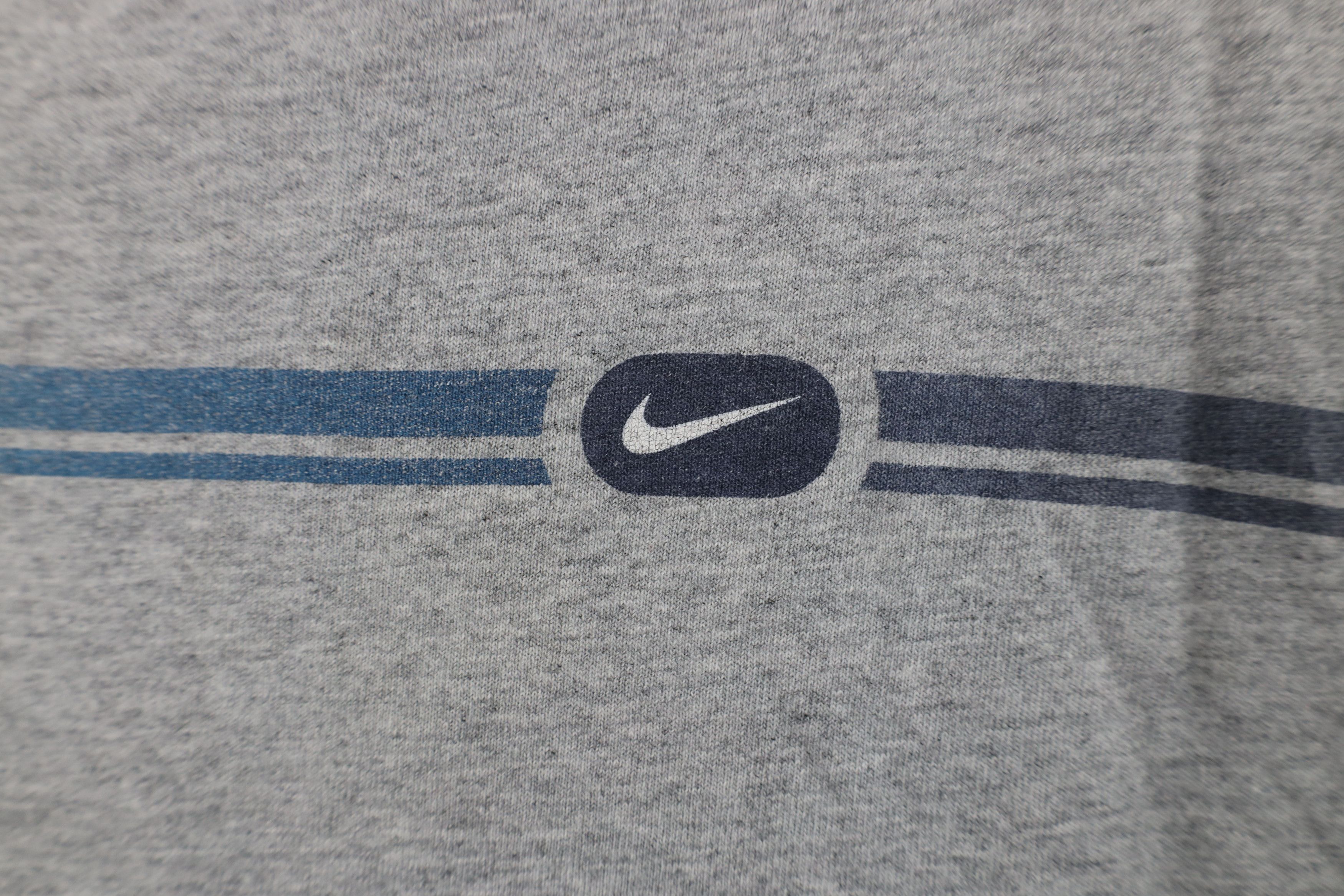 Nike Vintage Y2K Nike Travis Scott Mini Swoosh Striped T-Shirt Size US XL / EU 56 / 4 - 5 Thumbnail