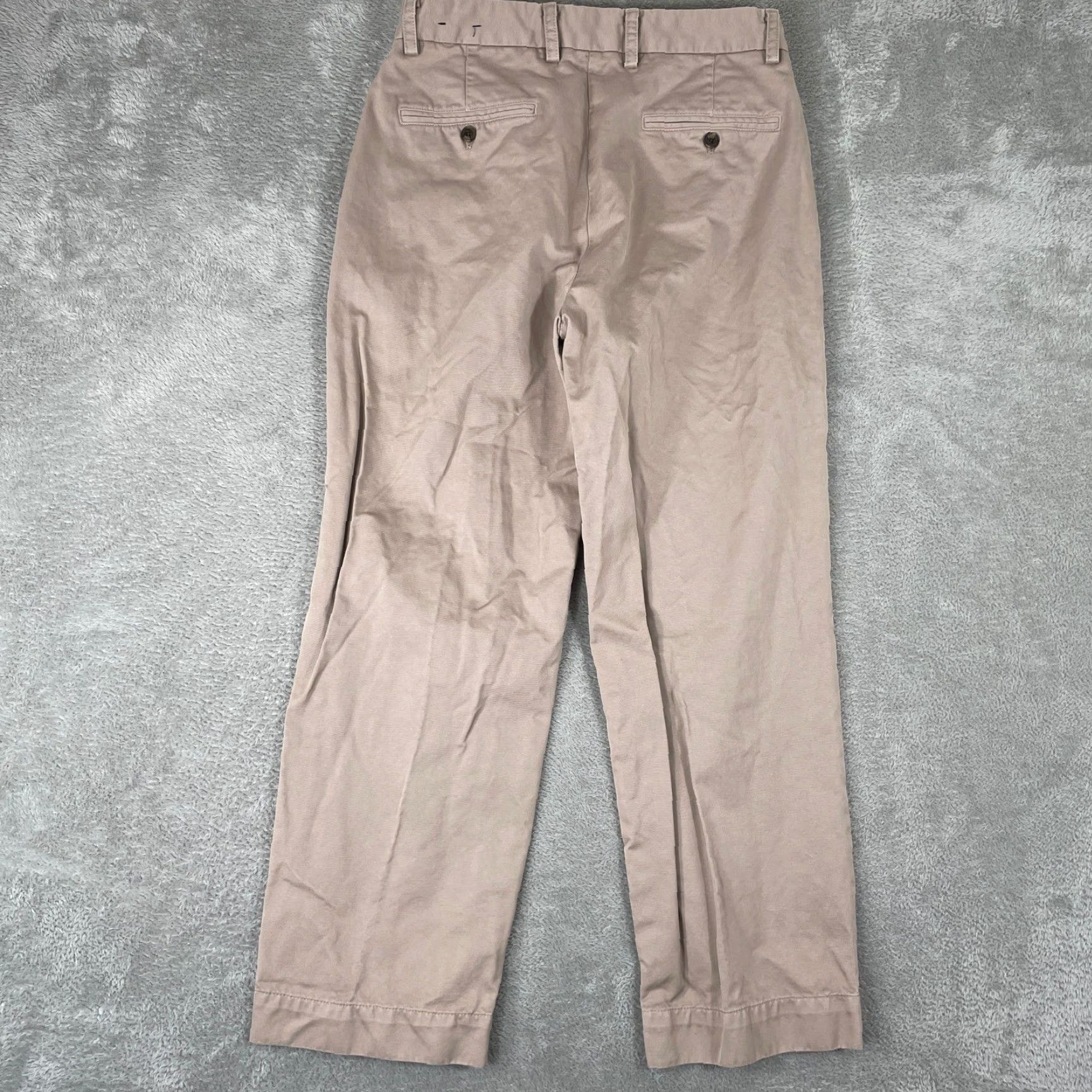 Brooks Brothers Brooks Brothers Chino Pants Mens 32x30 Khaki Cotton Twill Beige Solid Classic Fit Workwear Casual Business Pants Mens Size US 30 / EU 46 - 6 Thumbnail