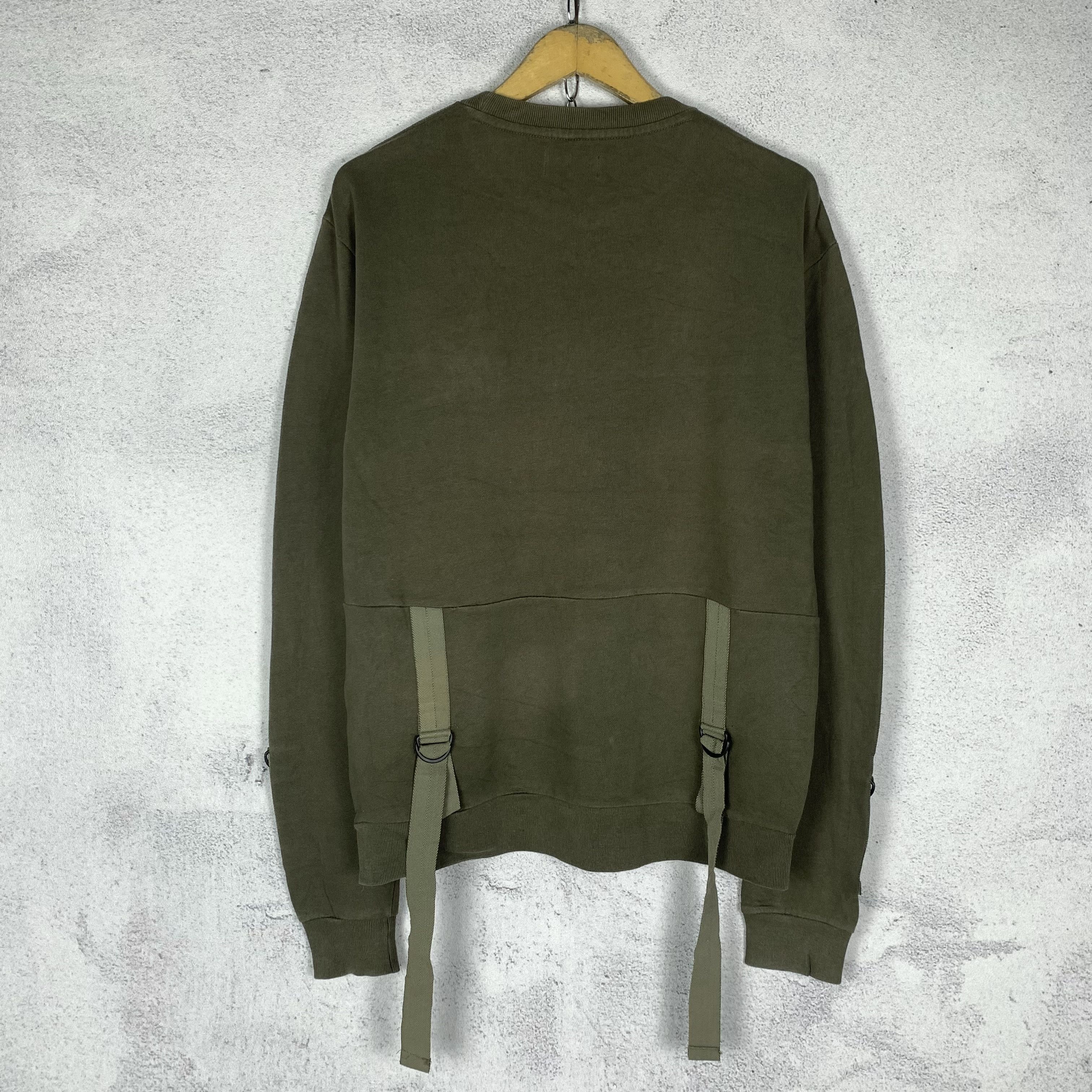 Zara Zara Man Utility Military Bondage Sweatshirt Crewneck Size US M / EU 48-50 / 2 - 2 Thumbnail