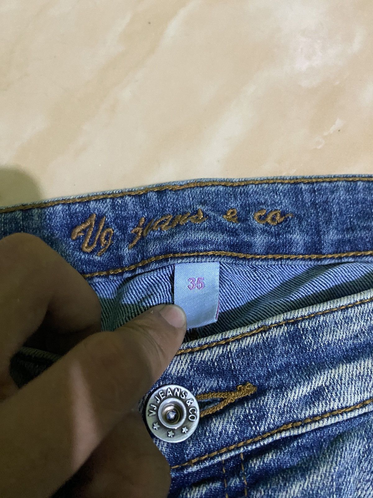 If Six Was Nine × Japanese Brand × Vintage Vj jeans & co Flare jeans washed Size US 35 - 5 Thumbnail