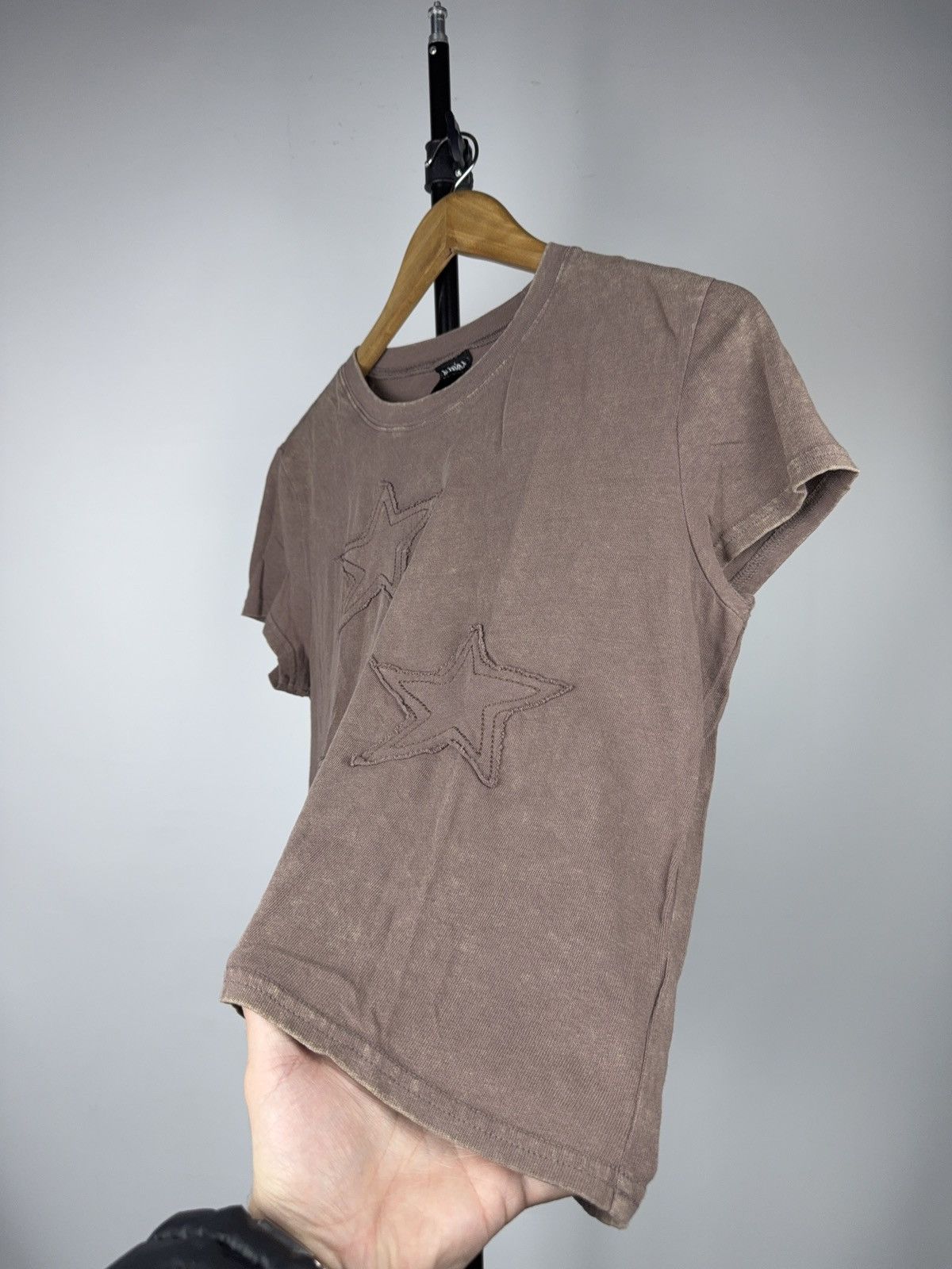Empyre 00s Empyre SKATE SK8 Distressed Star Patch Cropped Tee L Size L / US 10 / IT 46 - 3 Thumbnail