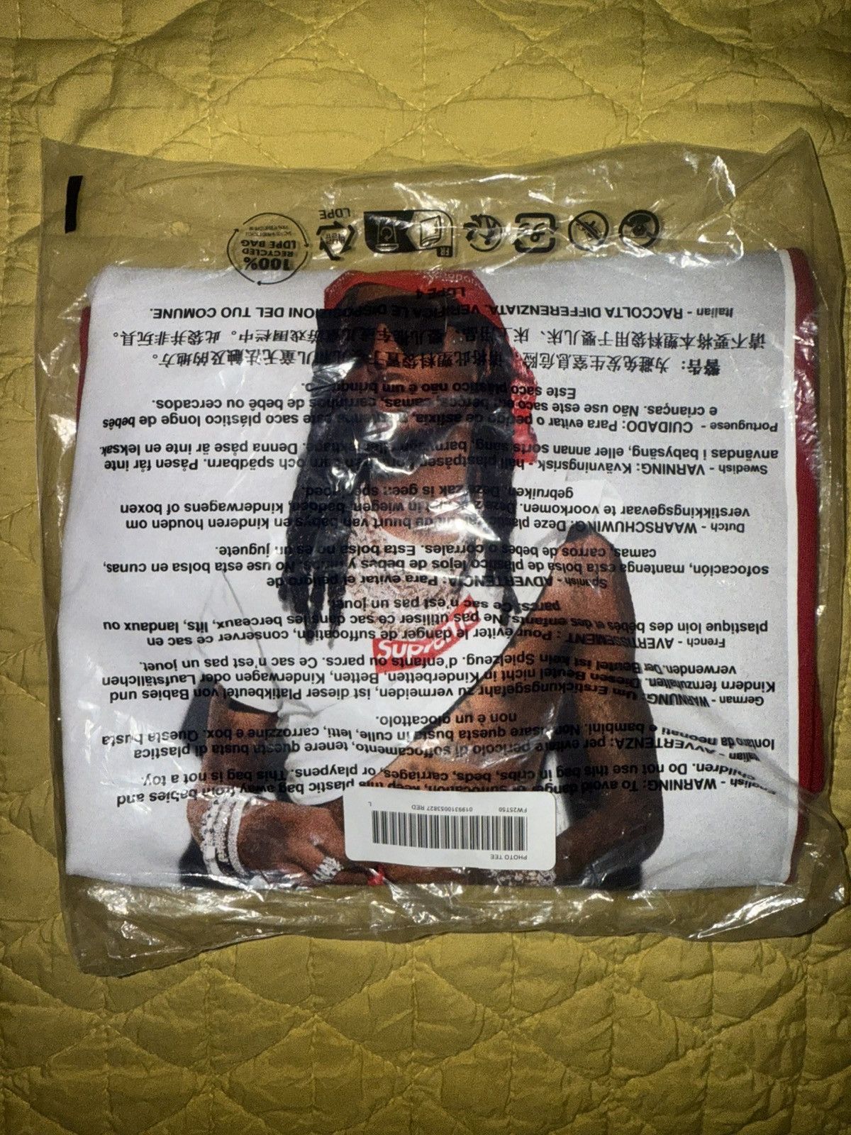 Supreme Supreme Playboi Carti Tee Red L Size US L / EU 52-54 / 3 - 3 Thumbnail